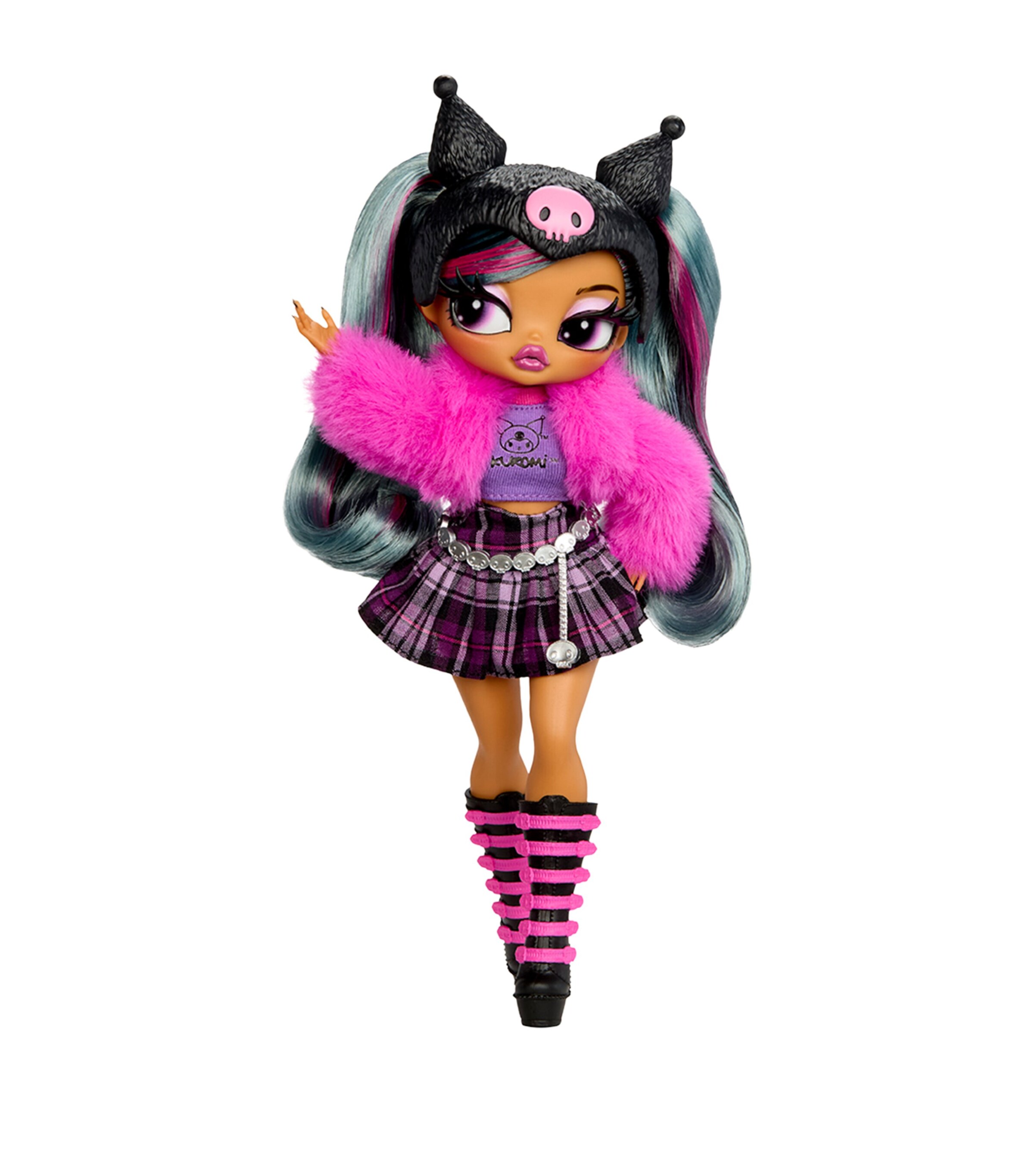 LOL OMG Loves Hello Kitty and Friends Kuromi Doll Image 4