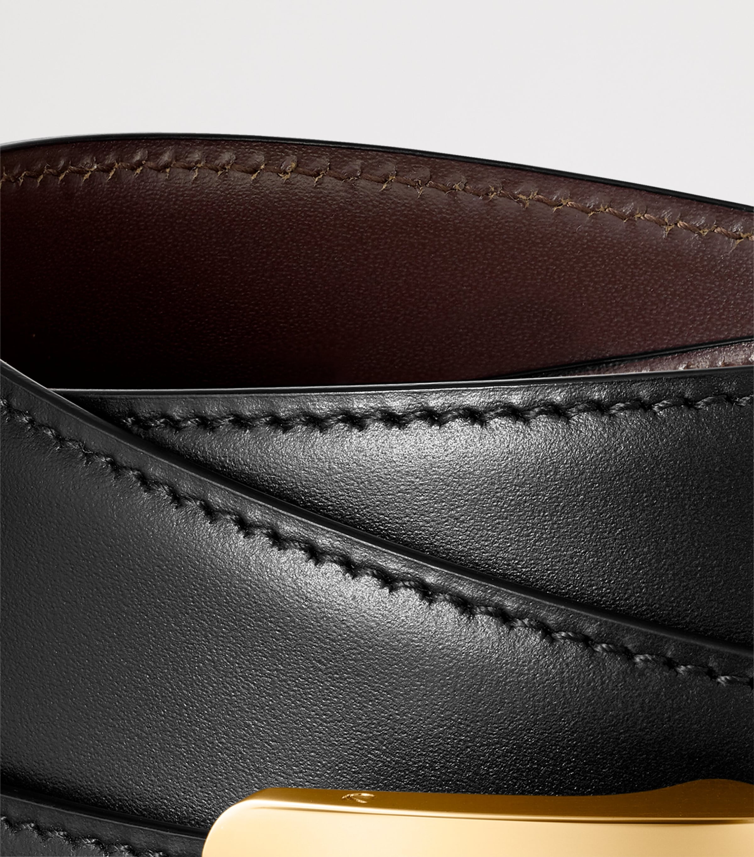 Cartier Leather Reversible Tank de Cartier Belt Black Image 6
