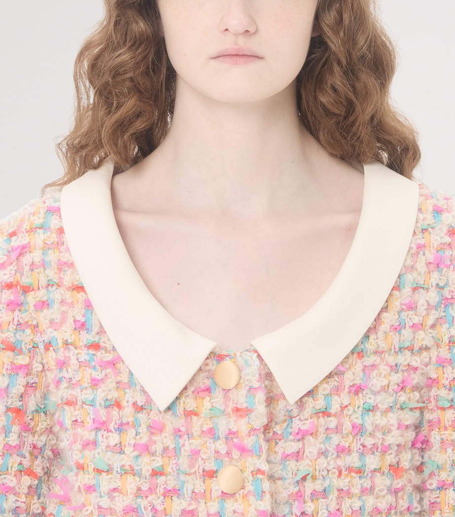 Tweed Cropped Jacket M12 Image 5