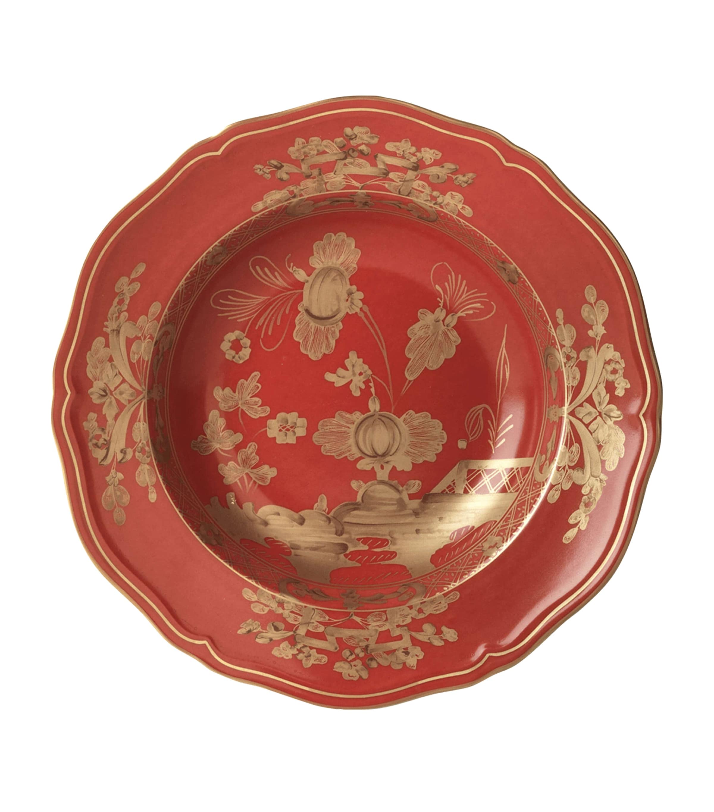 GINORI 1735 Oriente Italiano Rubrum Soup Plate (24cm) Image 1