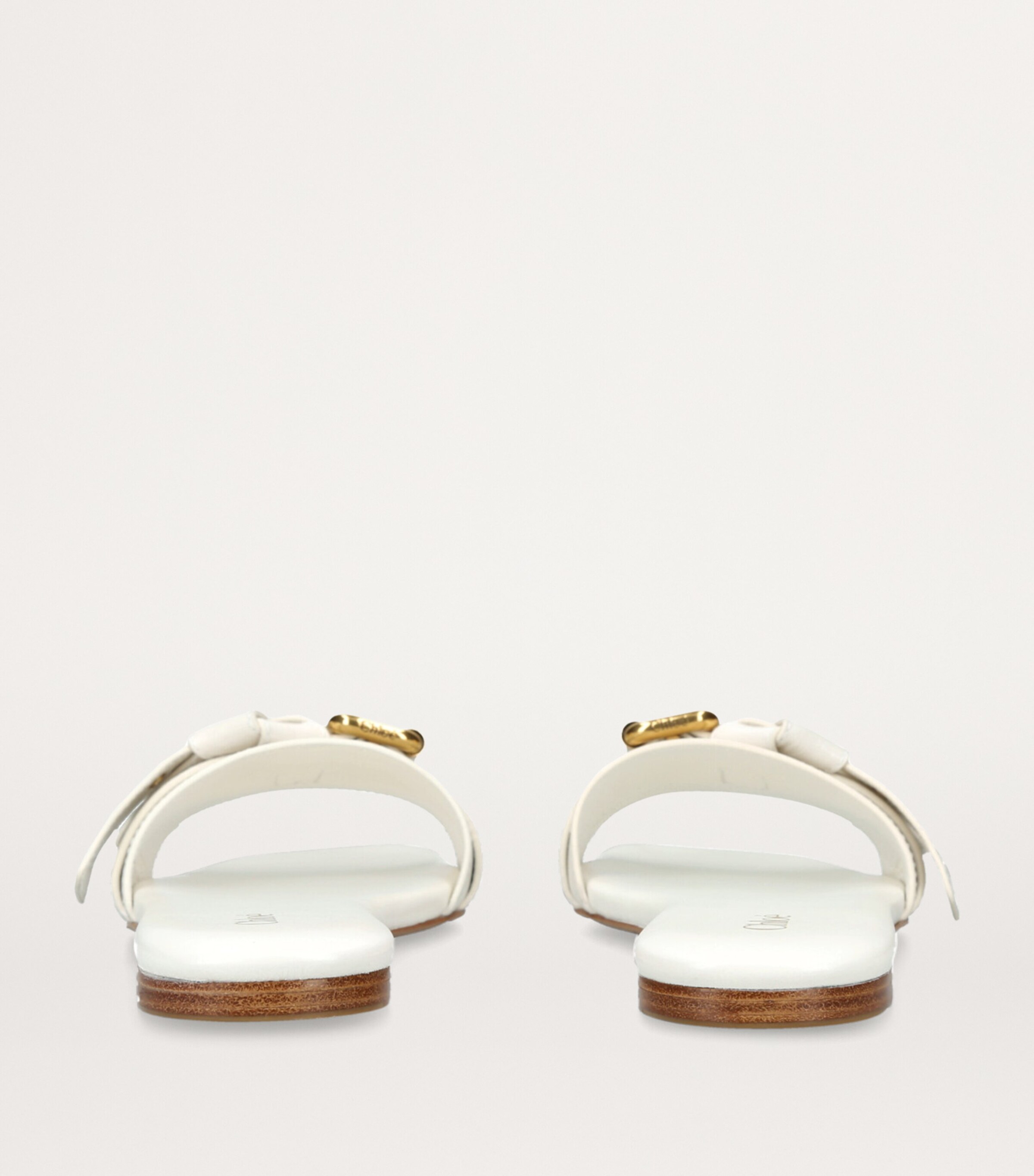 Leather Mae Slides WHITE/OTH Image 2