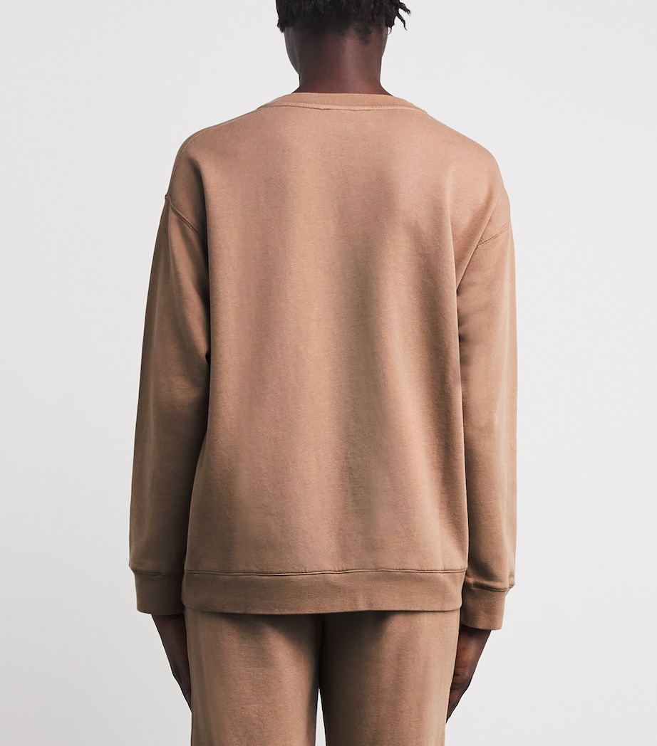 Cotton-Modal Quinn Sweatshirt 1 BROWN Image 4