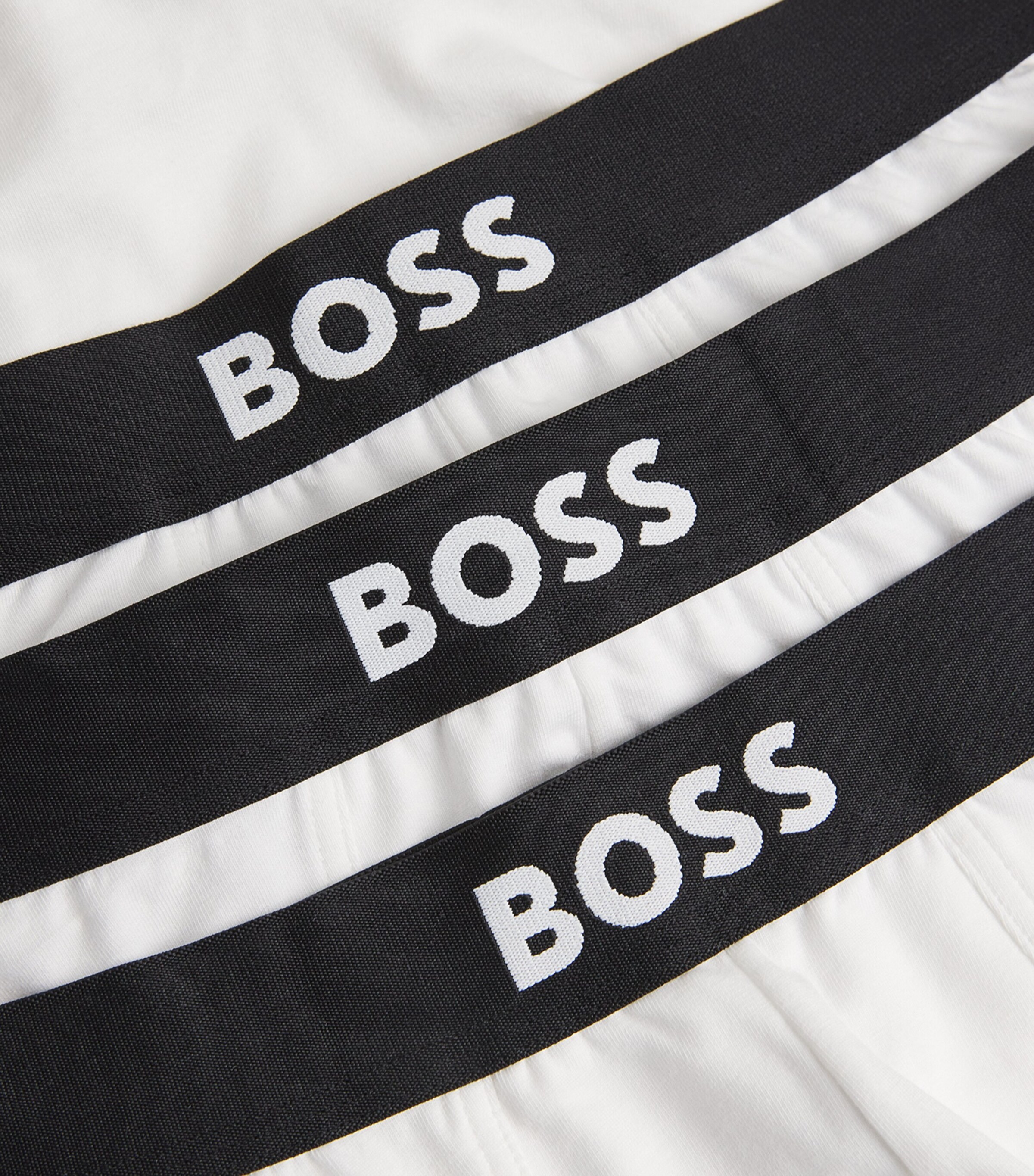 Stretch-Cotton Boxer Briefs (Pack of 3) 100-WHITE Image 5