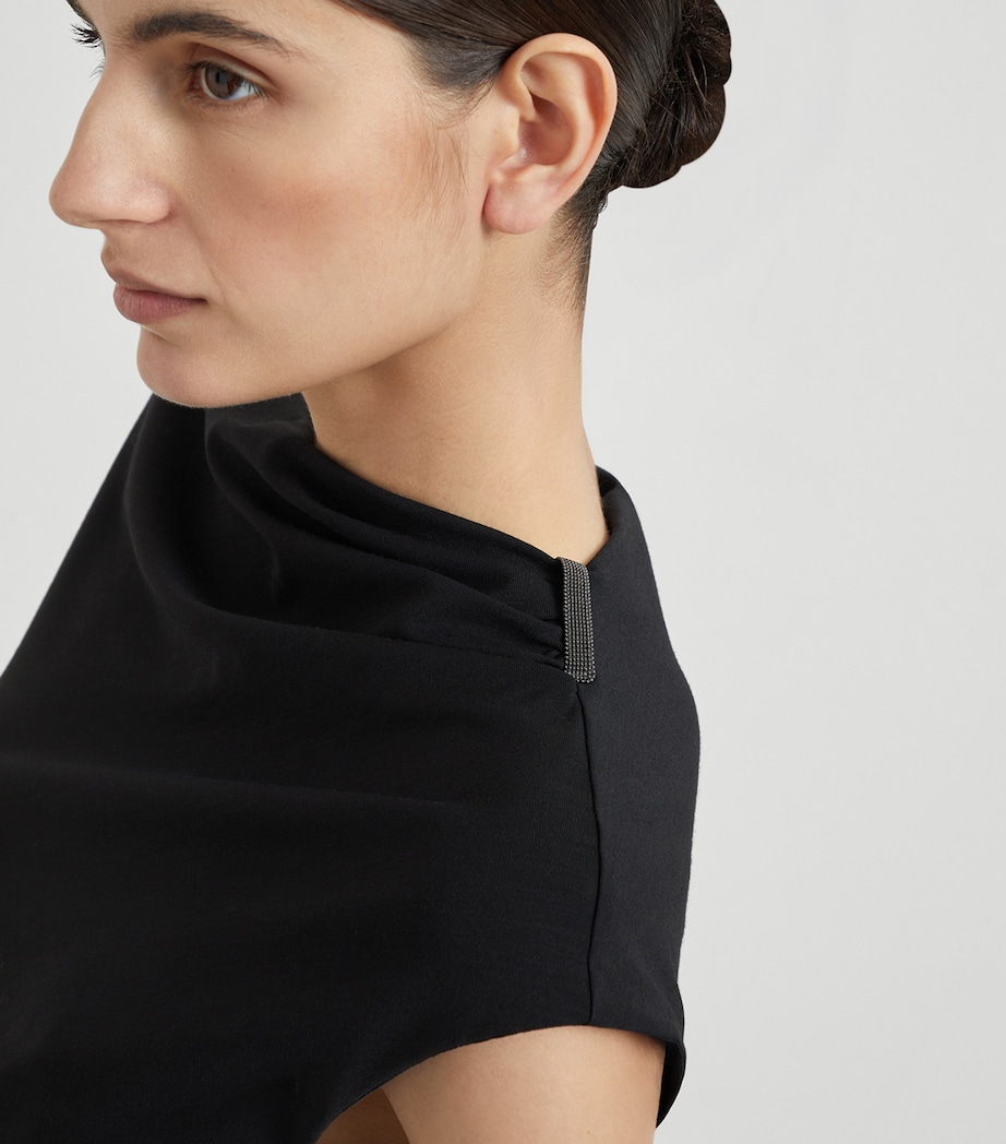 Techo Wool Ruched-Detail Blouse C101 Image 6