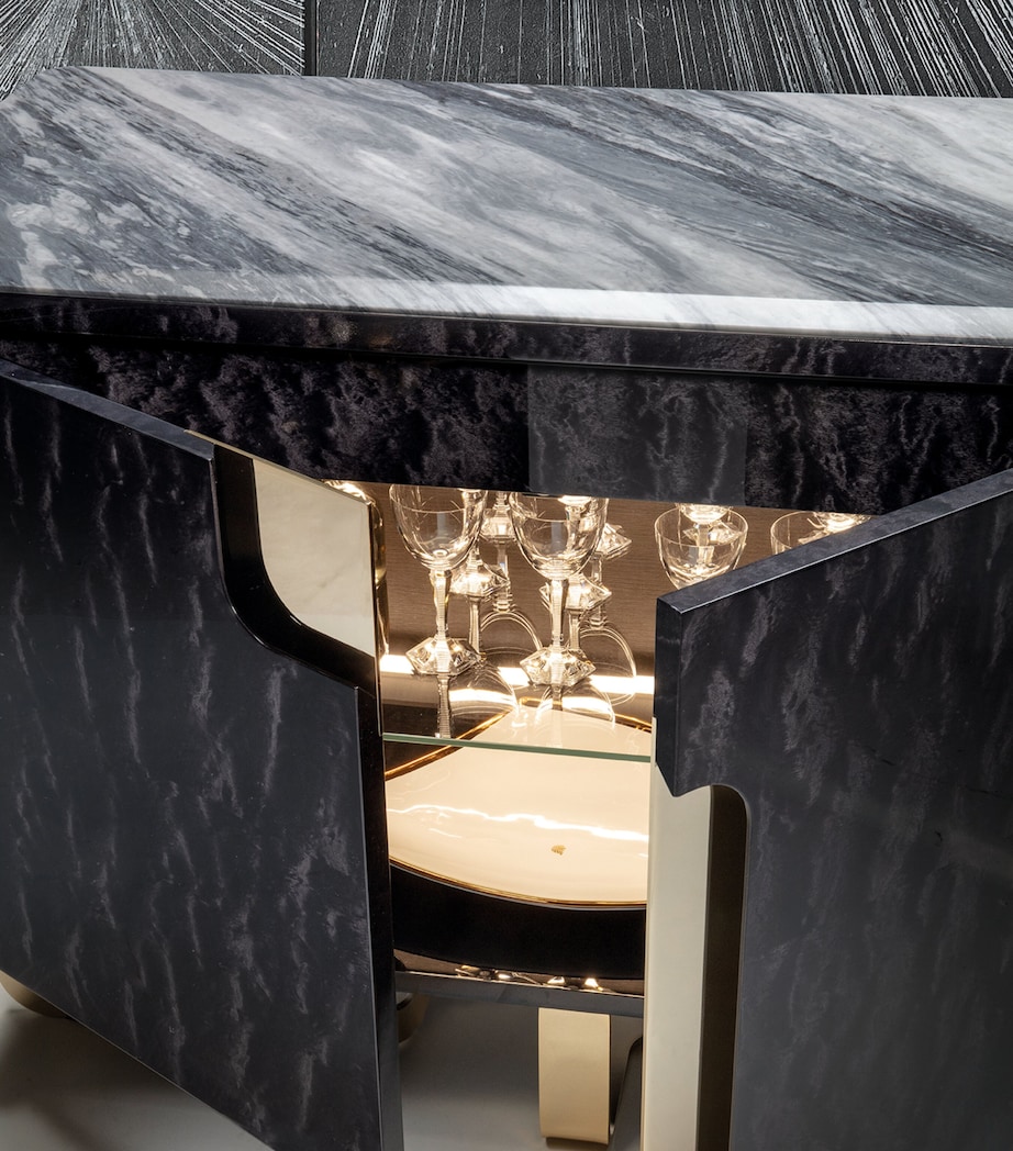 Giorgio Collection Charisma Buffet Grey And Grey Marble Image 4