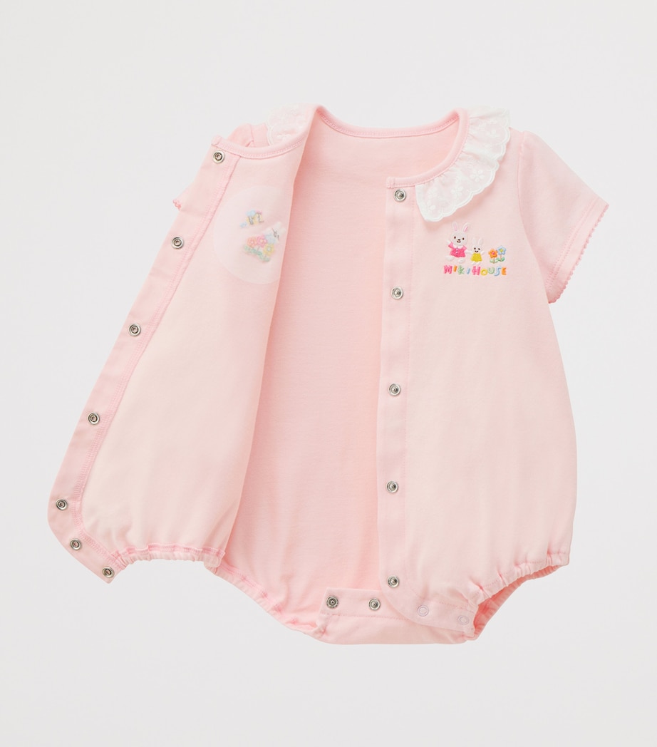 Miki House Cotton Embroidered Bodysuit (6-24 Months) Image 2