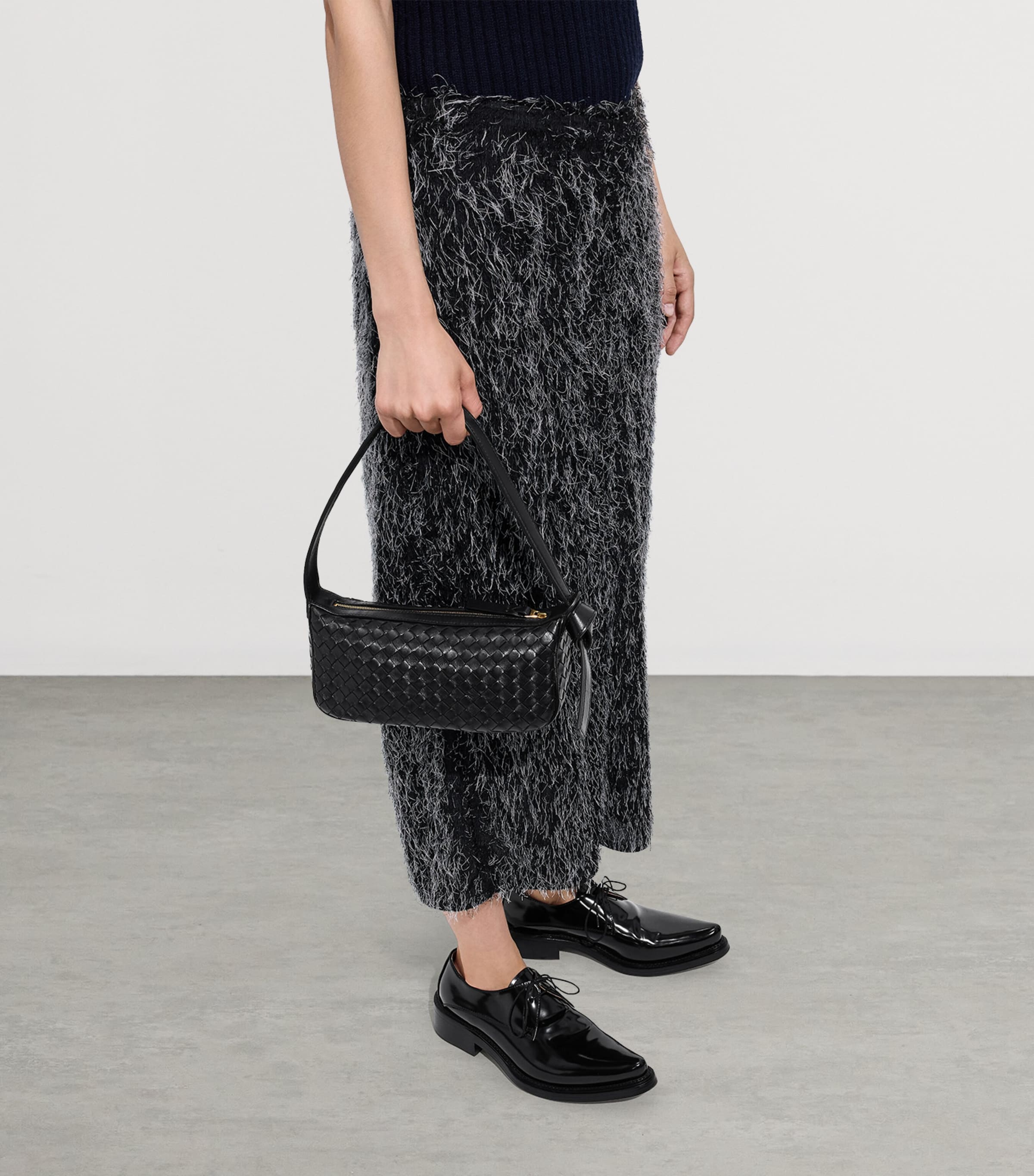 Bottega Veneta Nappa Leather Nodo Shoulder Bag Image 2