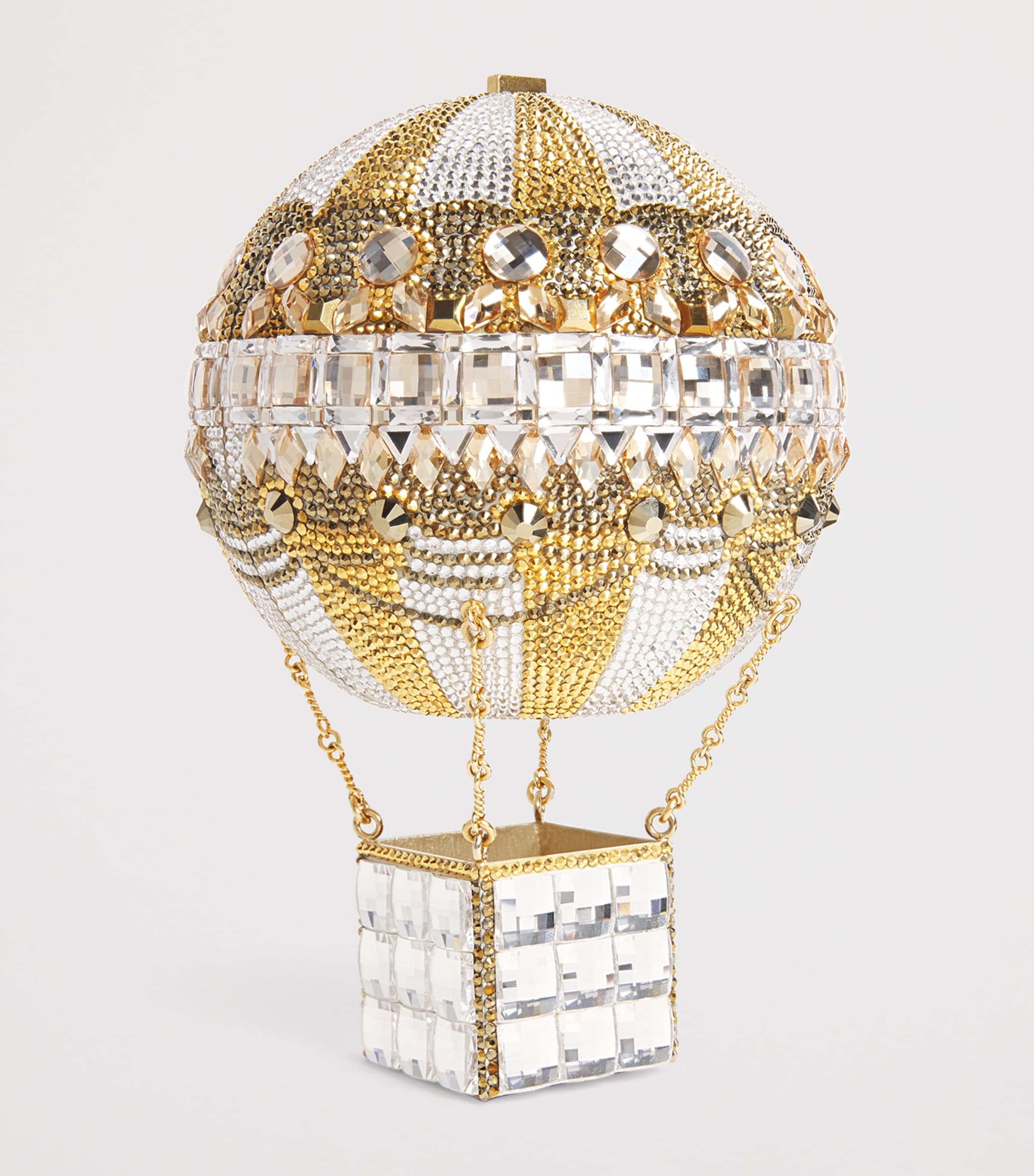 Judith Leiber Hot Air Balloon Top-Handle Bag Caumt Chmpgn Mlti Image 3