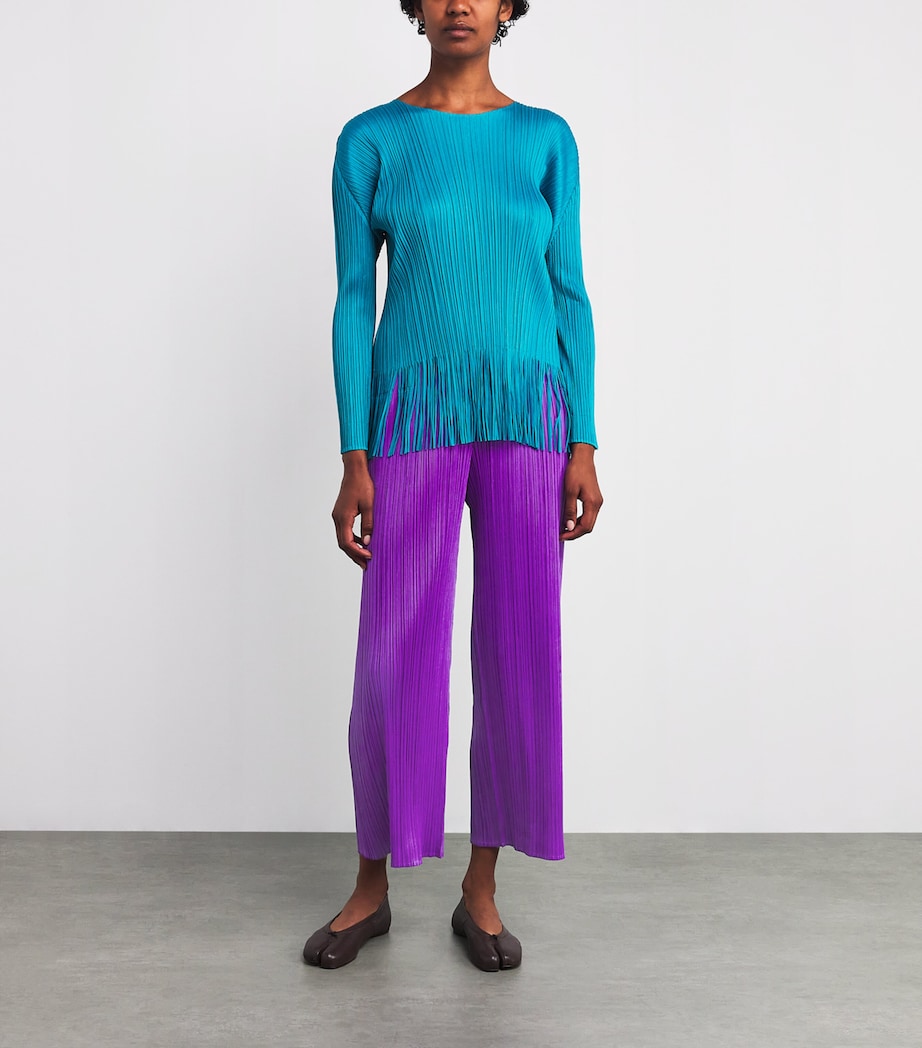 Monthly Colors August Wide-Leg Trousers LIGHT PURPLE Image 2