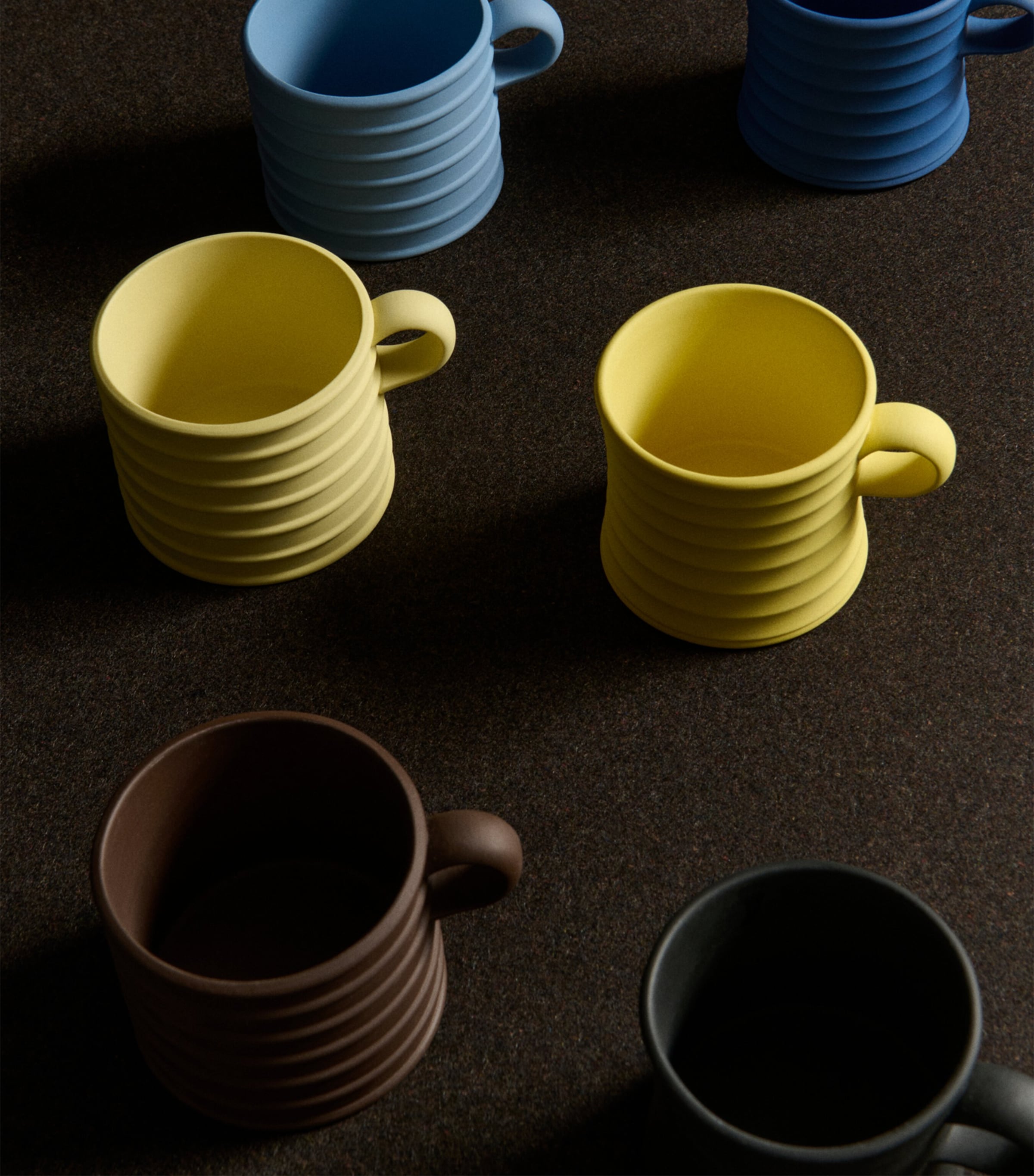 Set of 2 x JW Anderson Mugs (250ml) BLUE Image 9