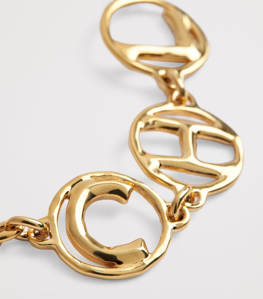 Chloé Script Necklace Vintage Gold Image 2