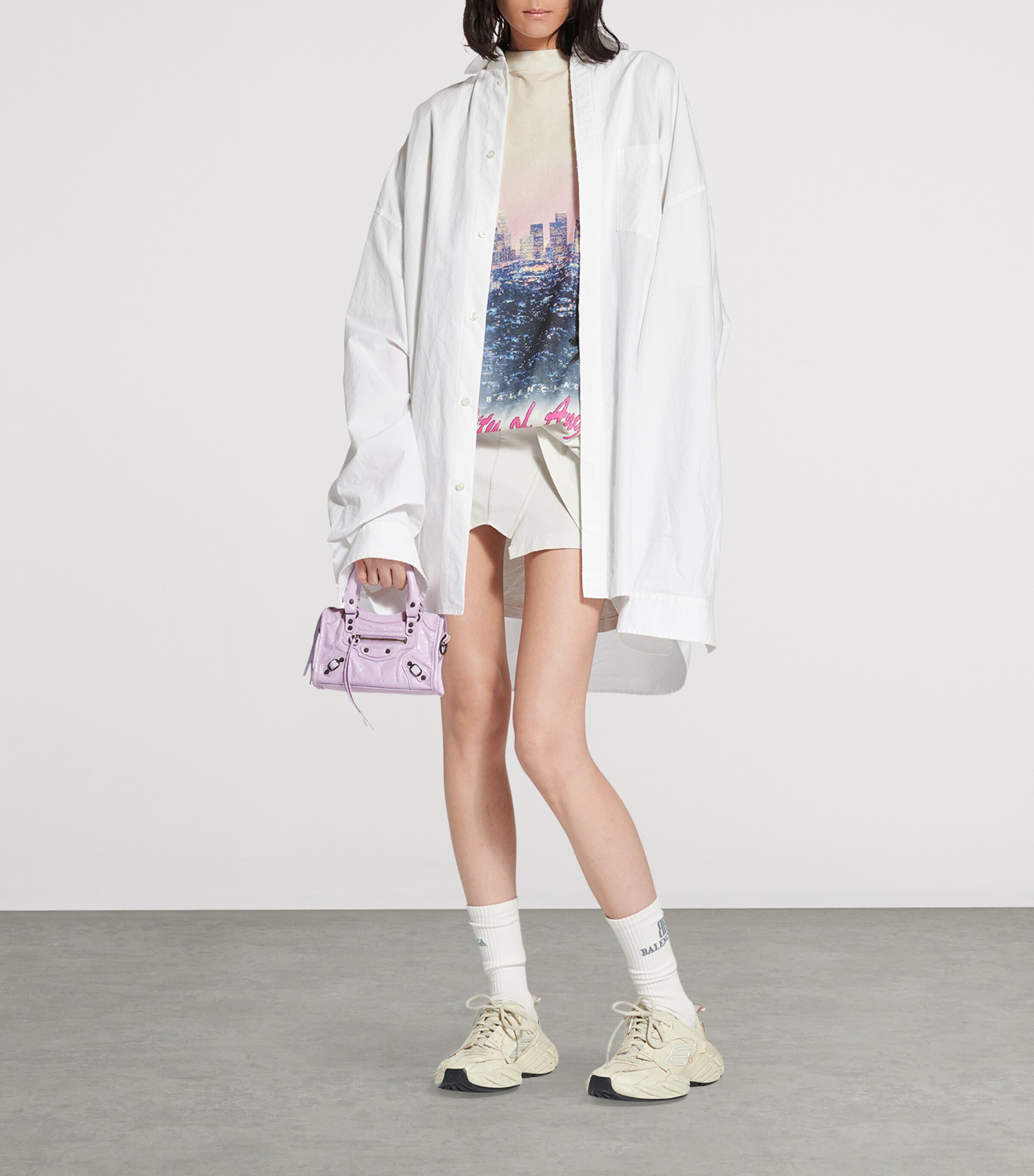 Mini Leather Le City Top-Handle Bag 5326 Image 8