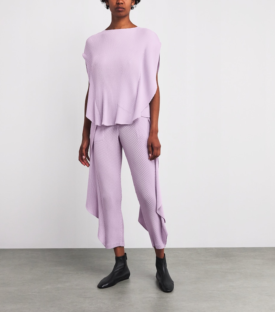 Orbicular Pleats Trousers LIGHT PURPLE Image 2