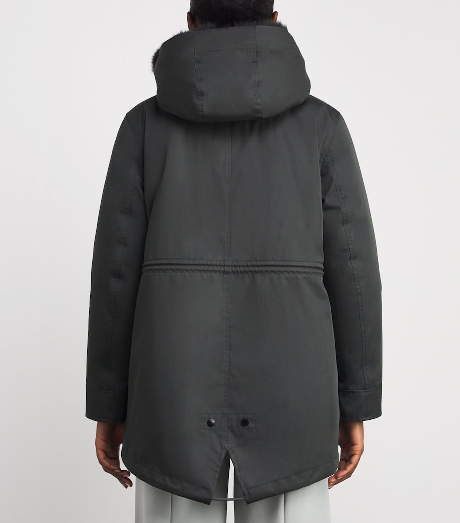 Fox-Rabbit Blended-Cotton Parka (85cm) A2185 Image 4