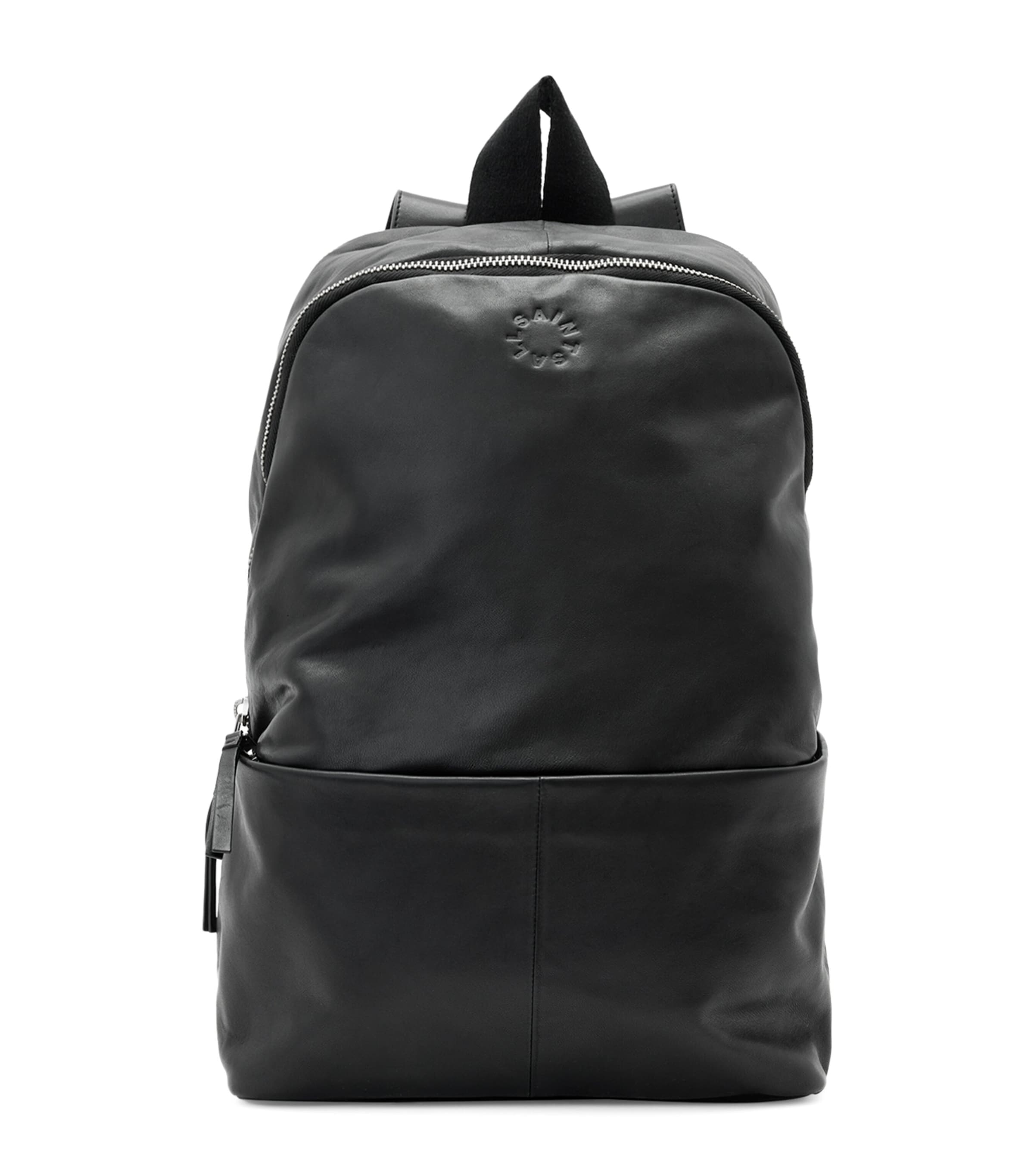 Leather Finn Backpack BLACK Image 1