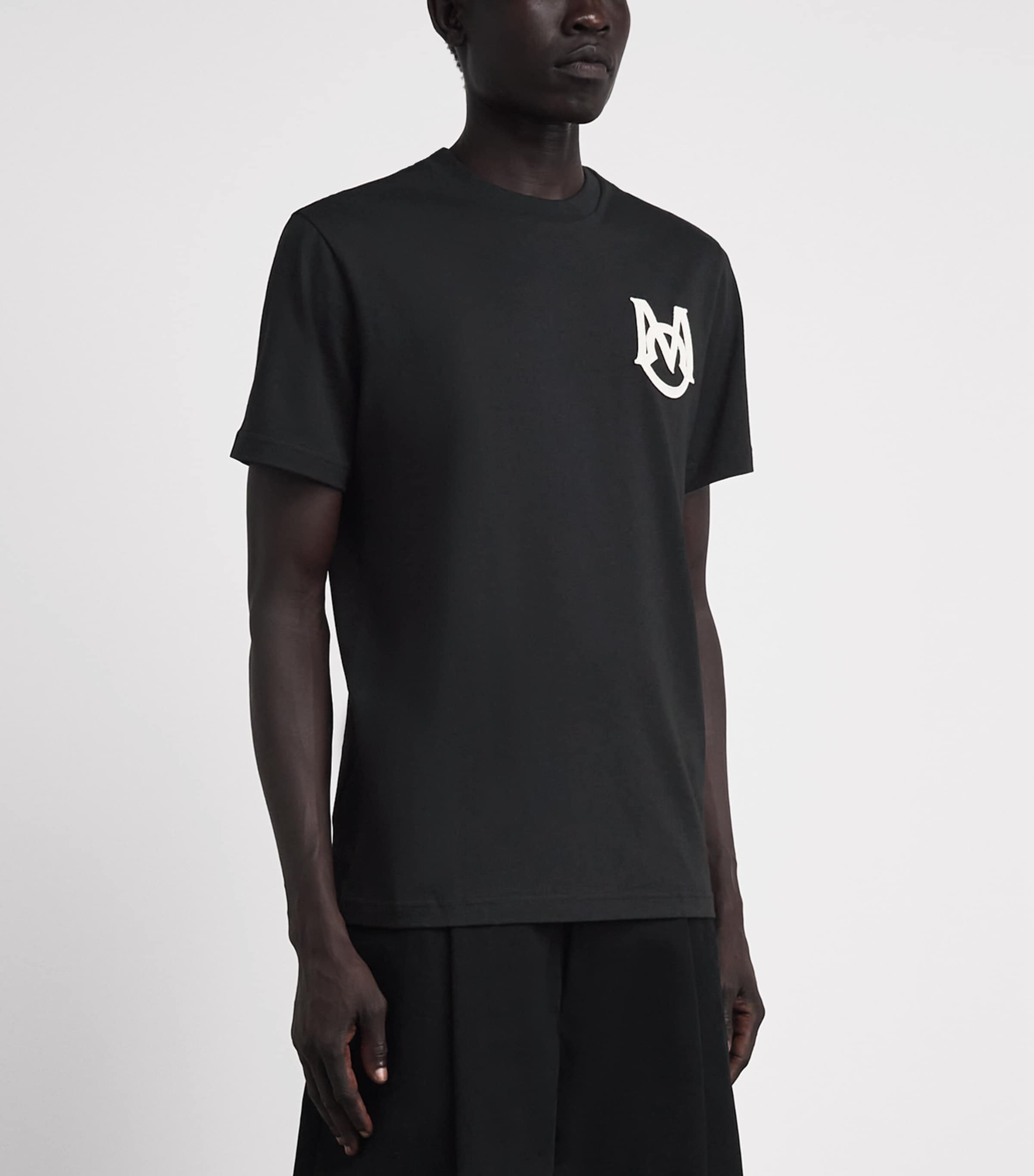 Moncler Mens Cotton Logo T-Shirt Image 4