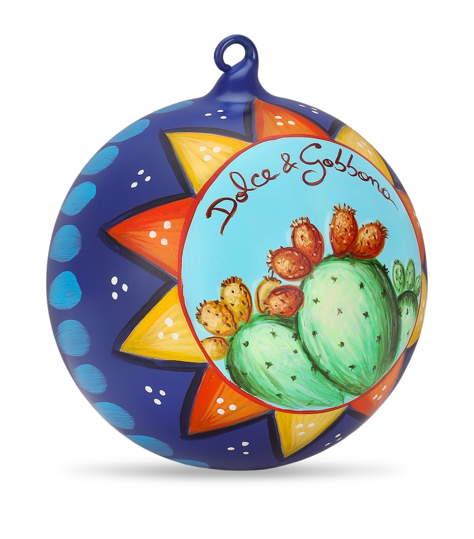 Hand-Painted Carretto Siciliano Bauble UC030-FICHI Image 3