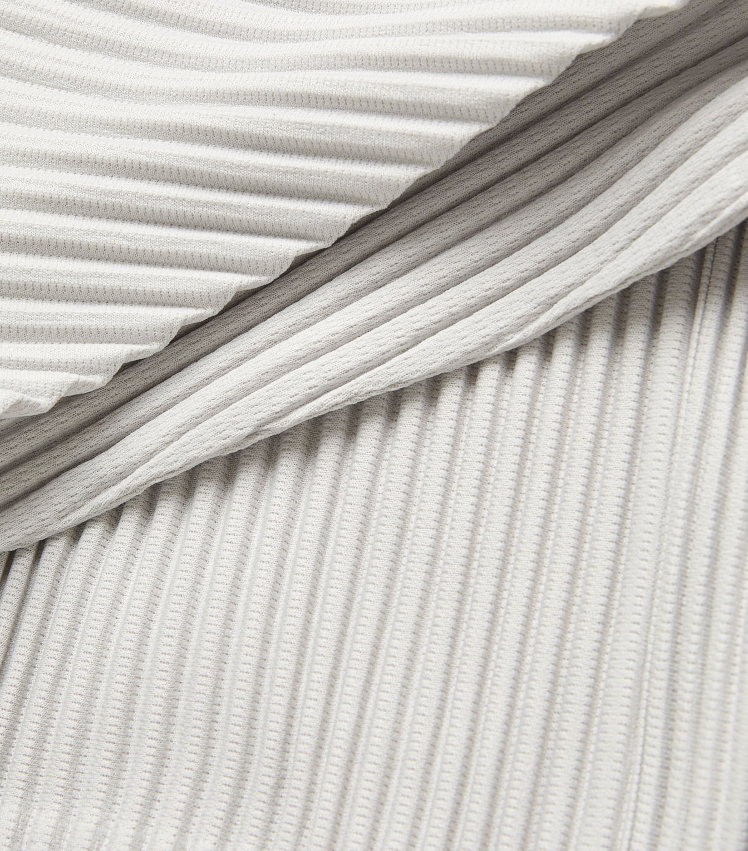 Pleated Zip-Up Cardigan 11 GREY Image 5