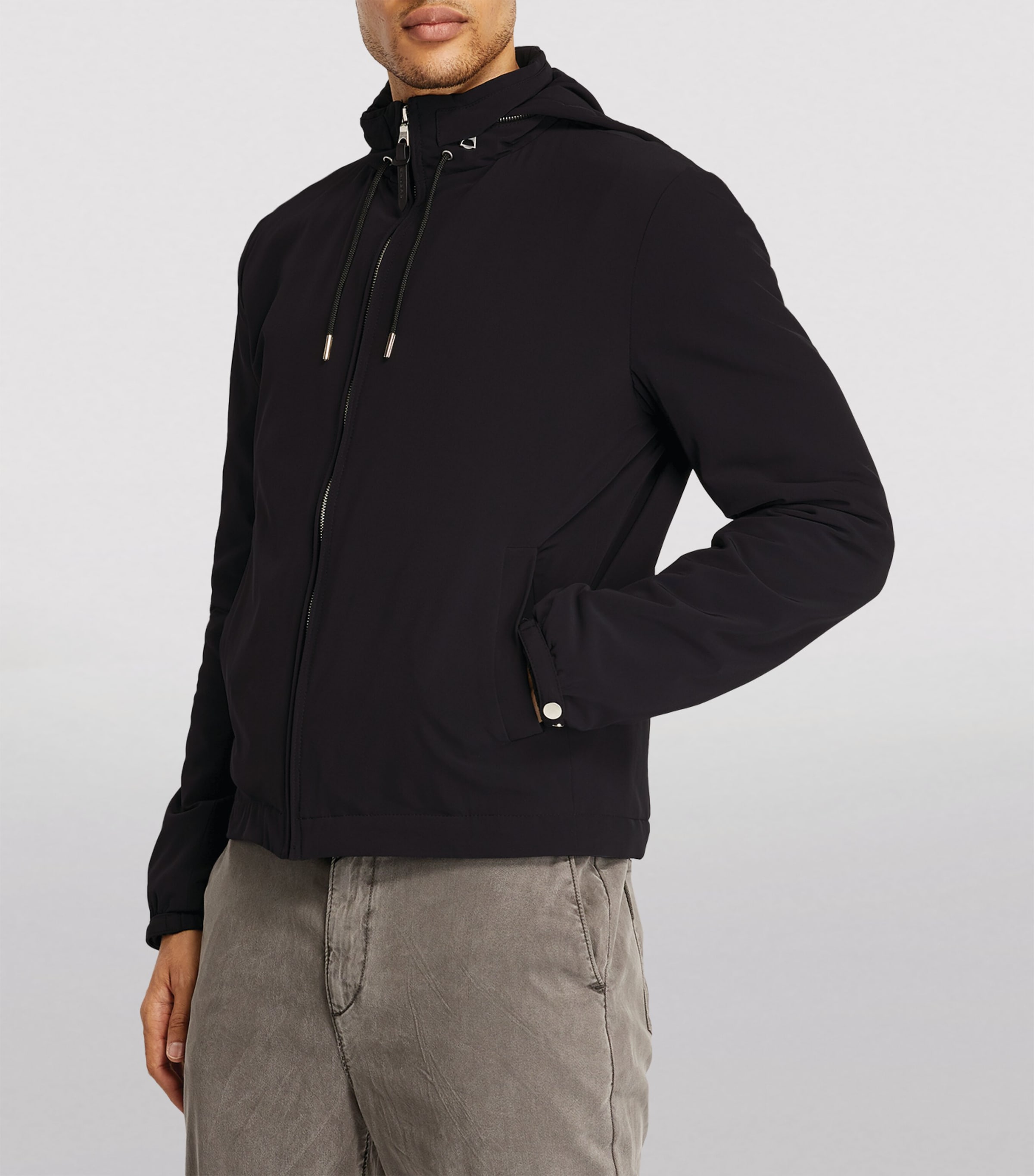 Hooded Jacket NAVY BLUE Image 3