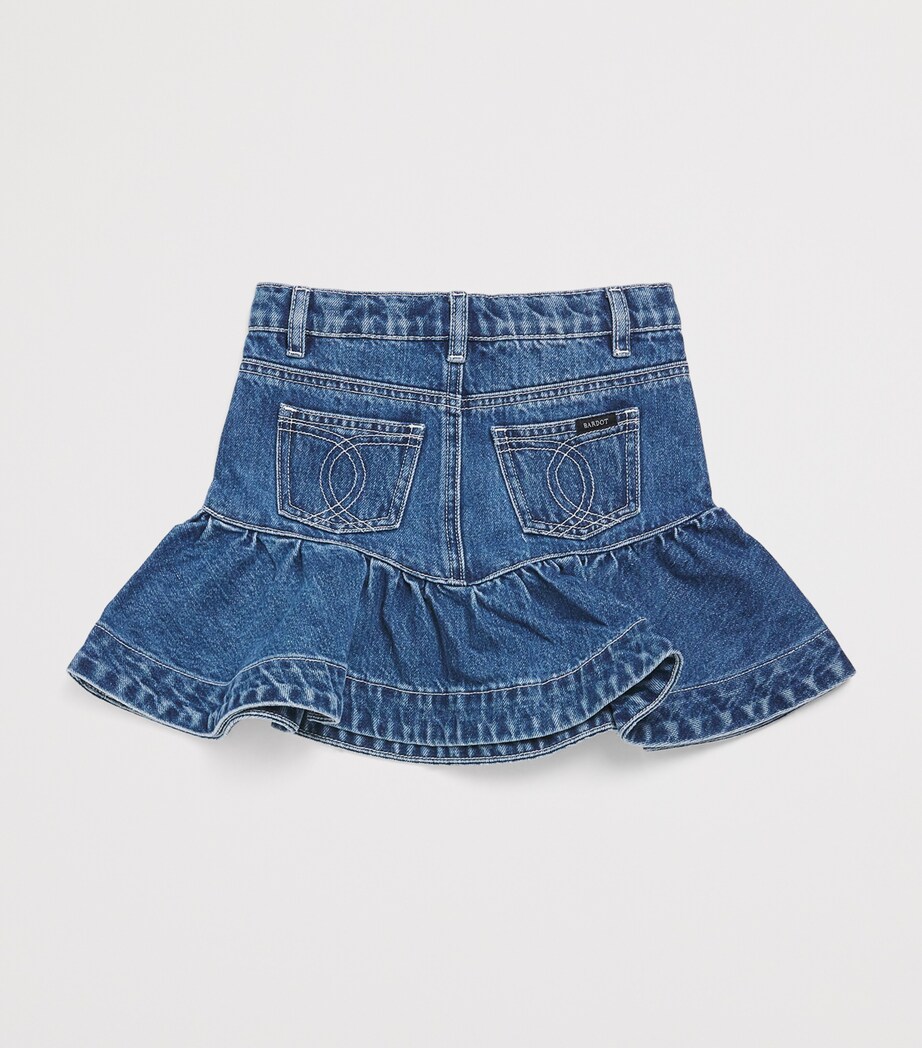 Denim Coco Skirt (4-14 Years) VINTAGE BL Image 2