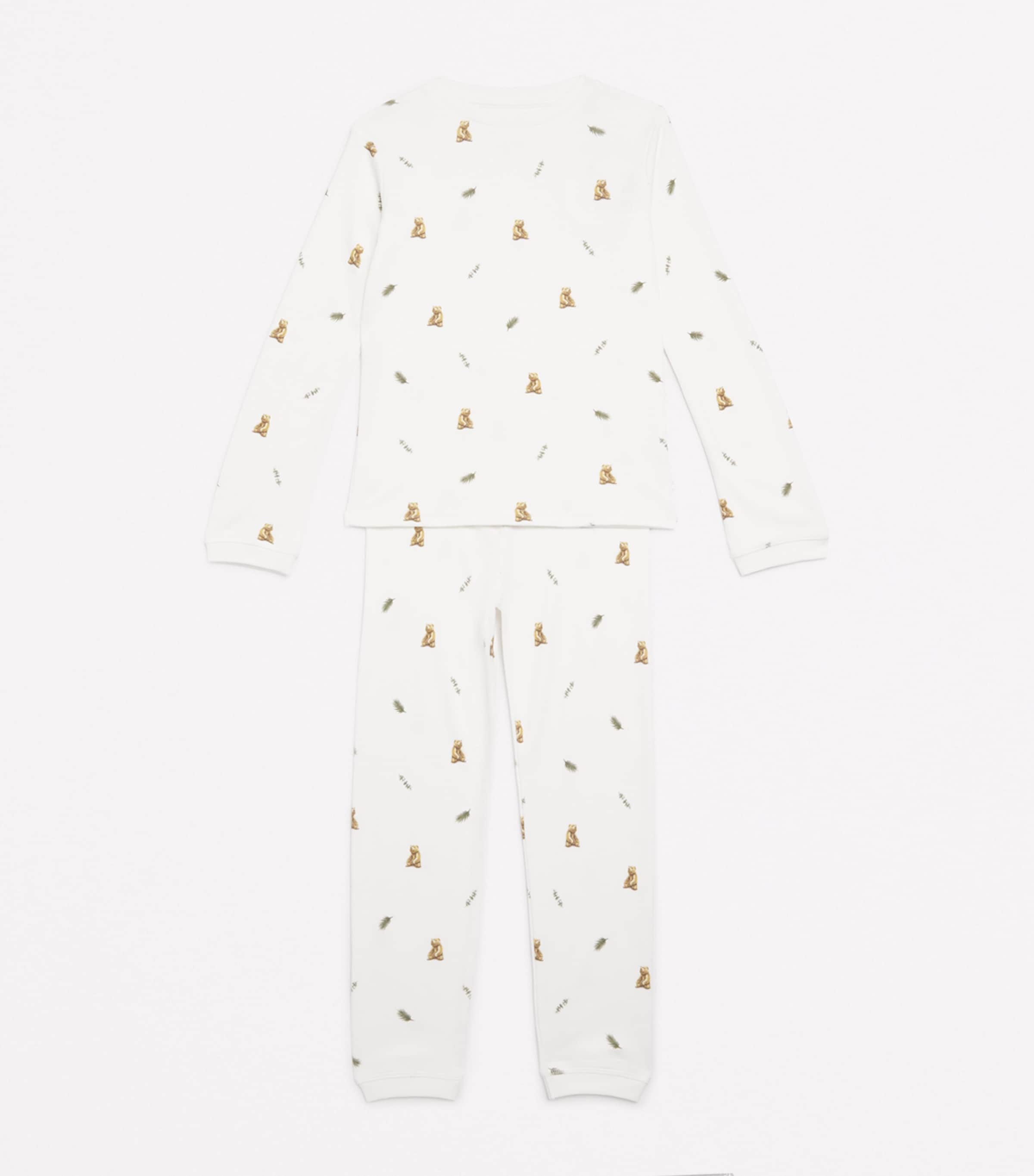 Rosa & Blue Brown Bear Pyjama Set (4-5 Years) Brown Bear Image 3