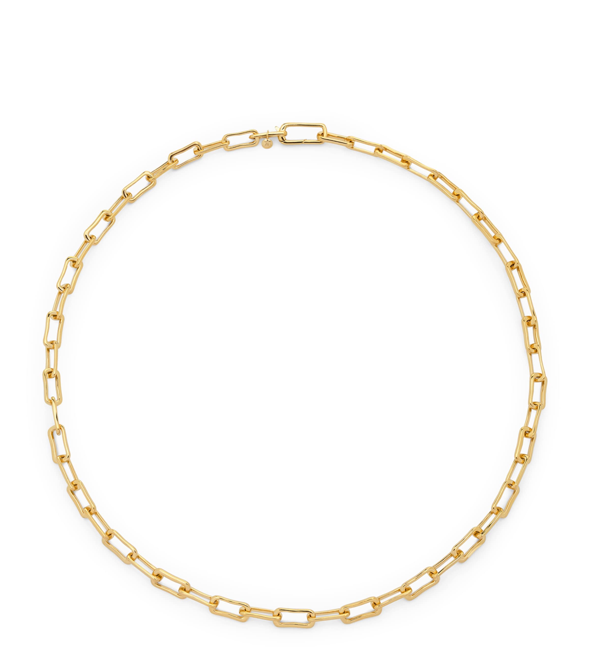 Monica Vinader Gold Vermeil Alta Mini Chain Necklace Gold Vermeil Image 1