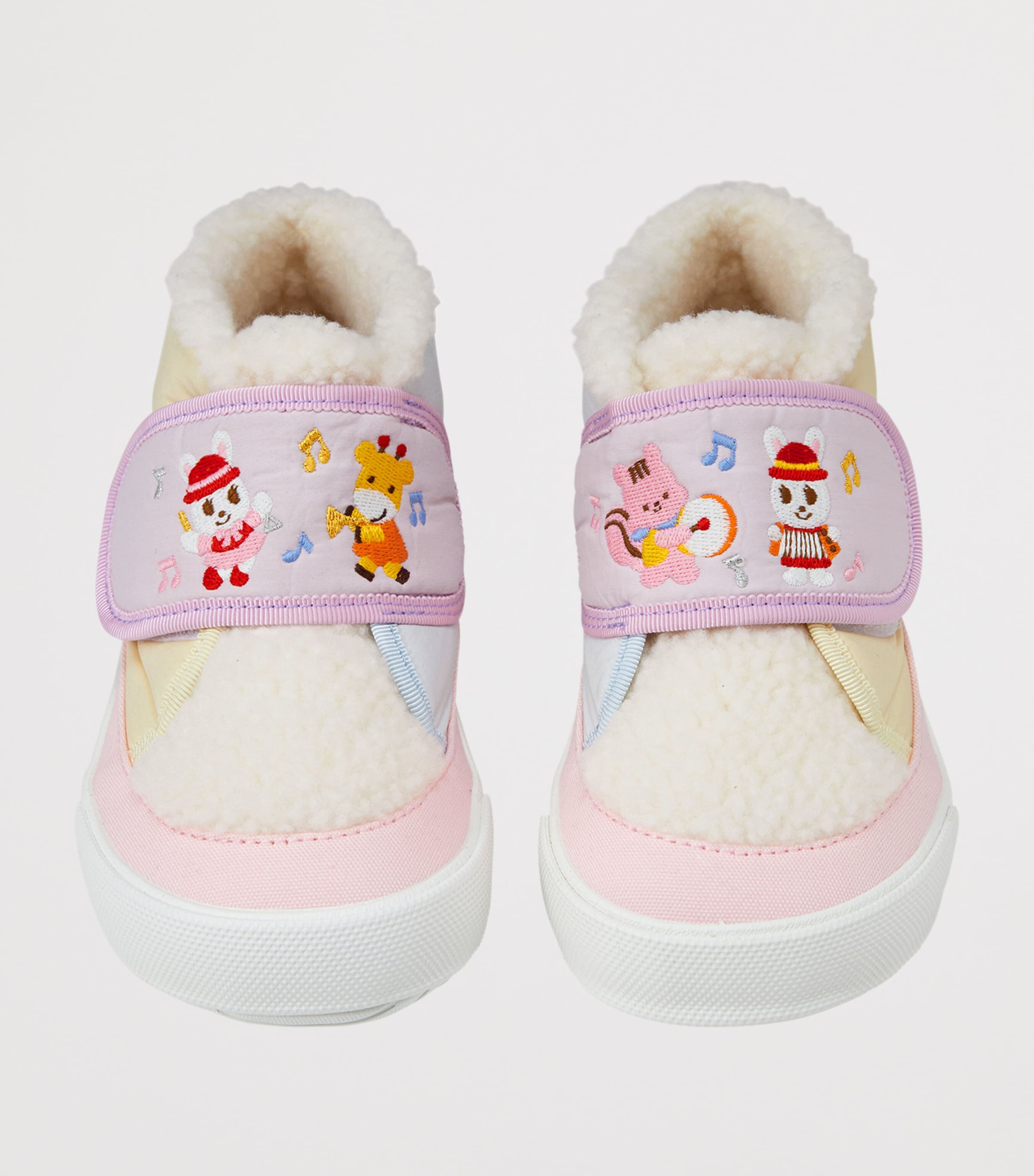 Miki House Embroidered Velcro Sneakers Image 4