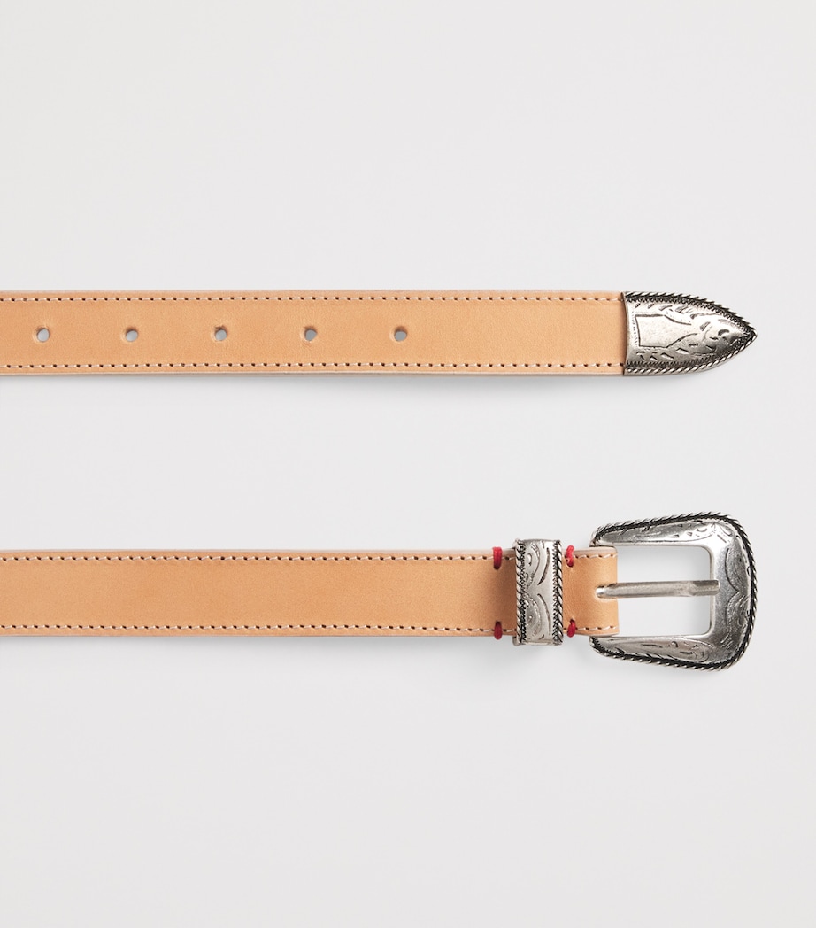 Nubuck Leather Belt SABBIA Image 4