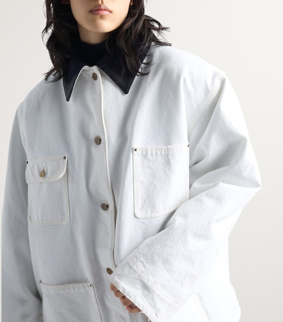 Canvas Oversized Jacket F0009 Image 3