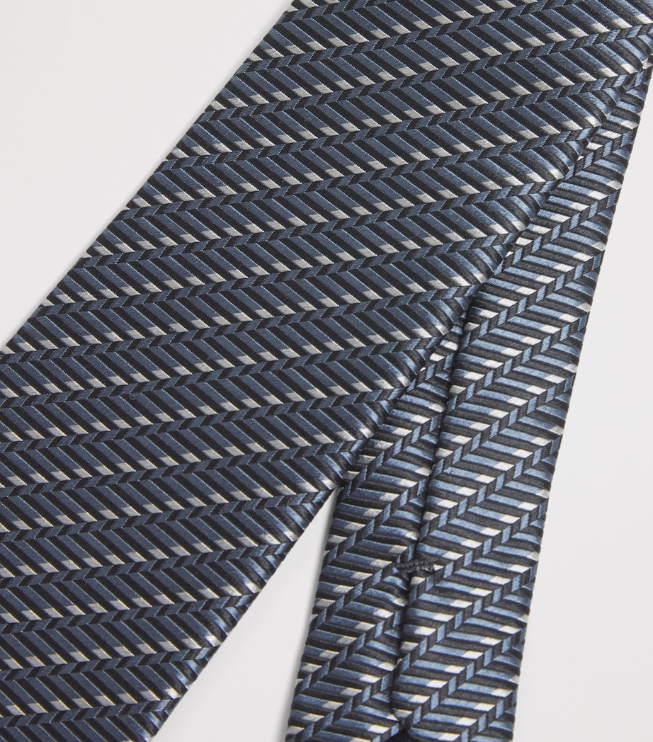 Silk Herringbone Tie FC099 Image 4