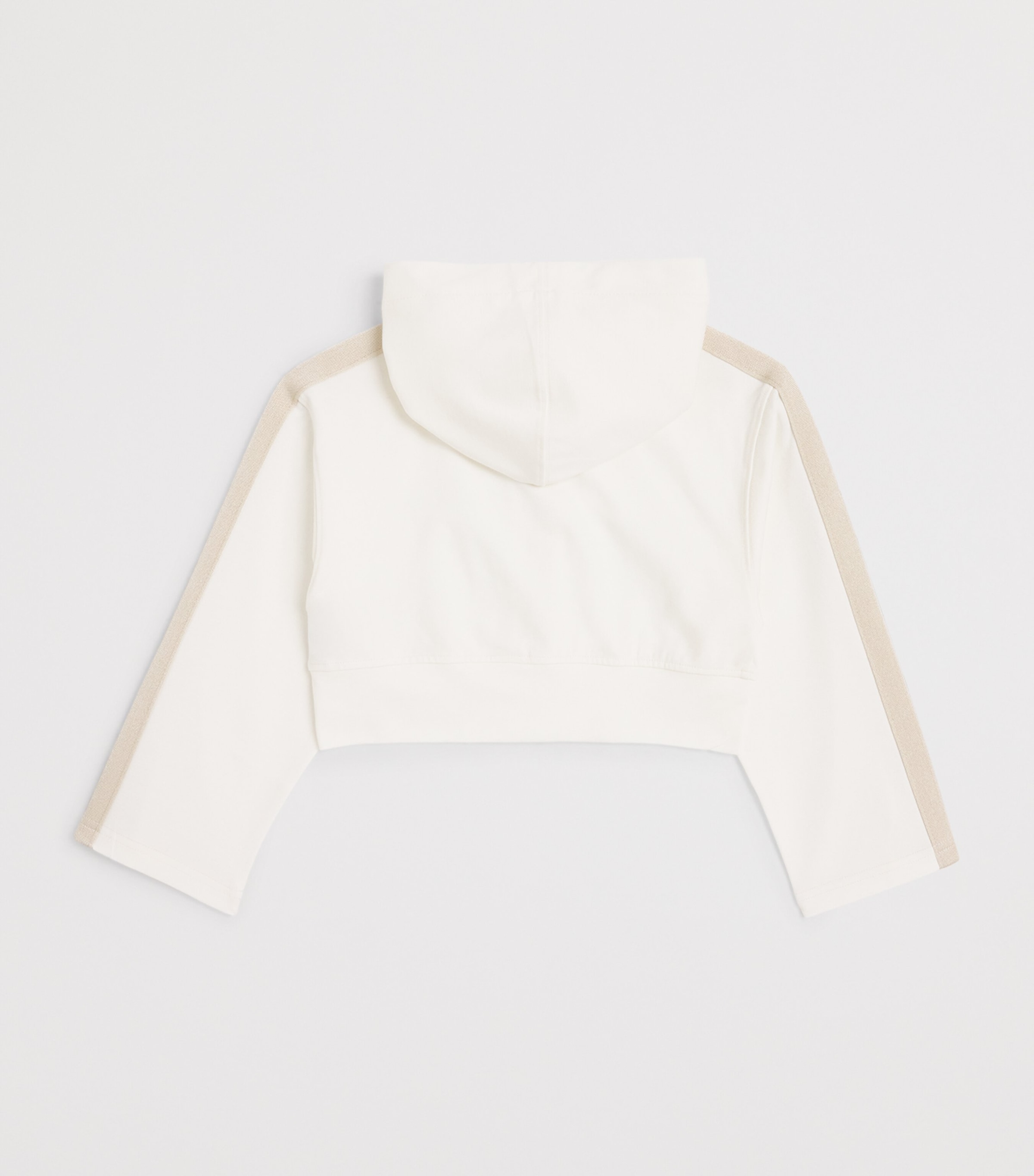 Palm Angels Kids Track Cropped Hoodie (4-12+ Years) White Image 2
