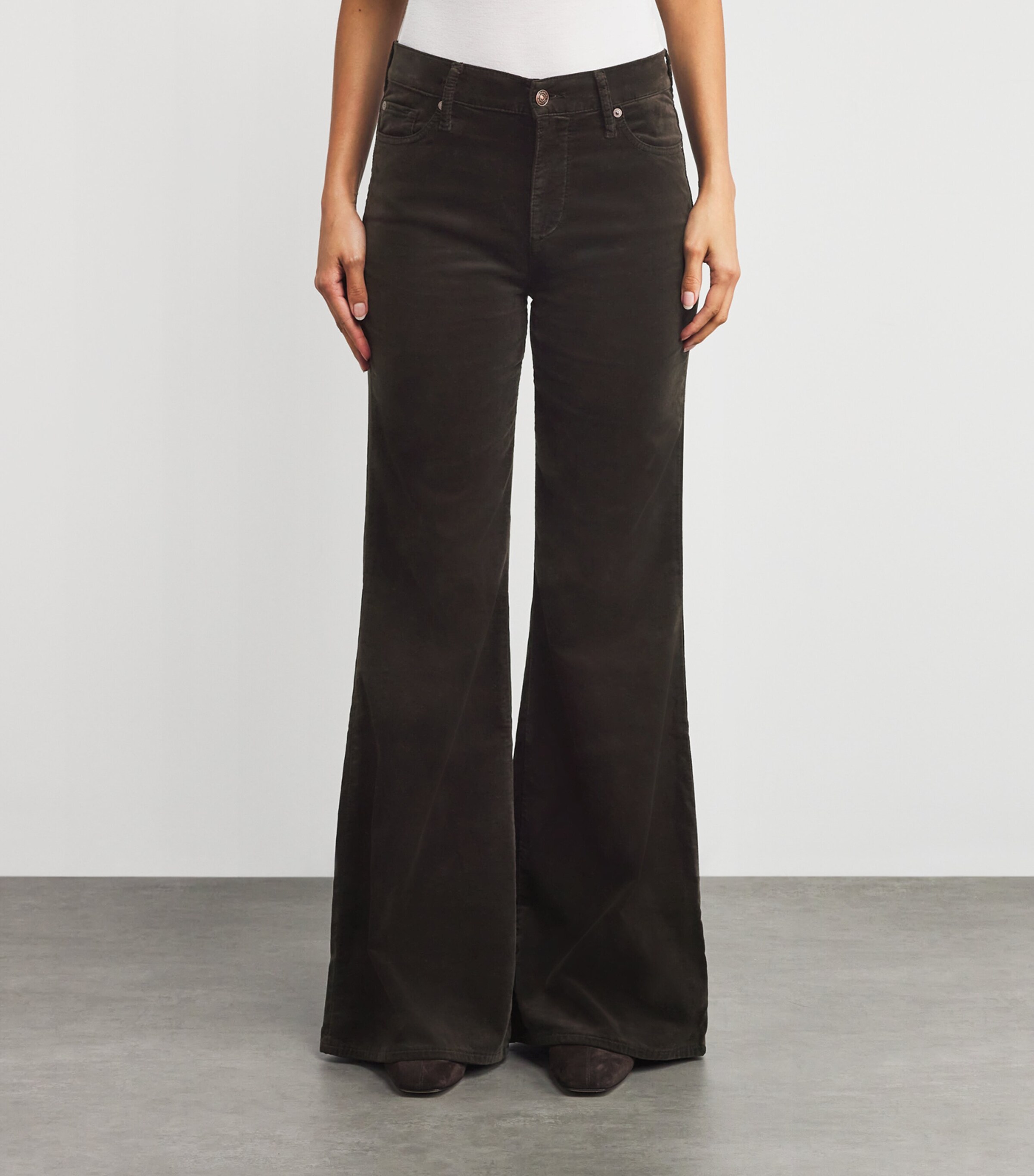 Velvet Retro Flared Jeans VELVET CHOCOLAT Image 3