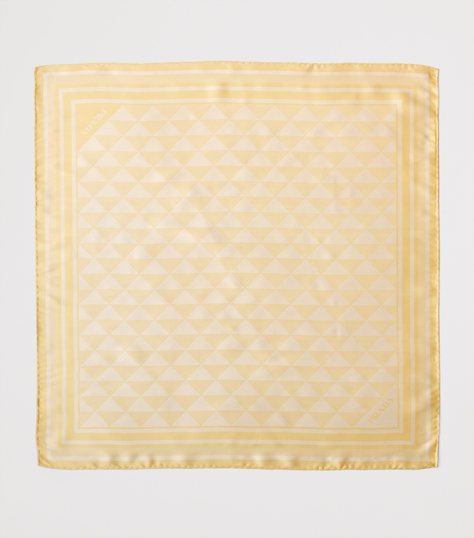Prada Silk Triangle Scarf Image 3