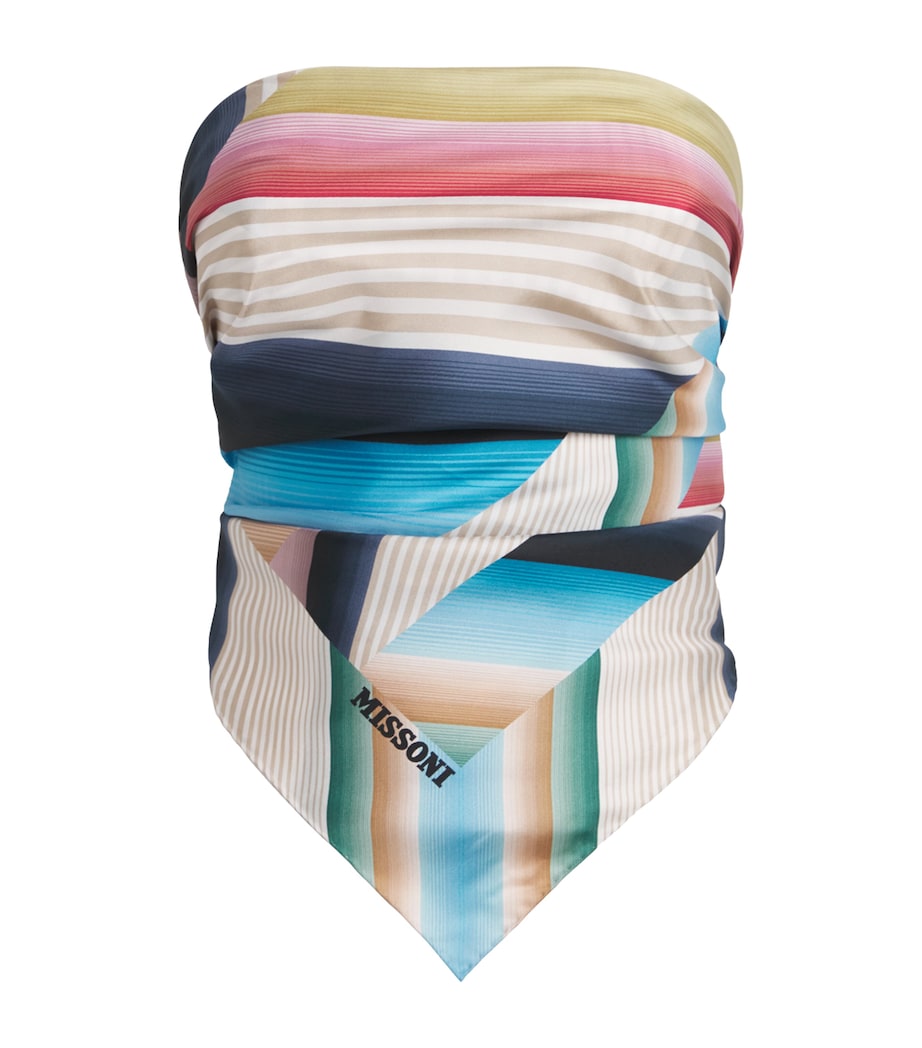 Zigzag Scarf Bandeau Top 0001 Image 1