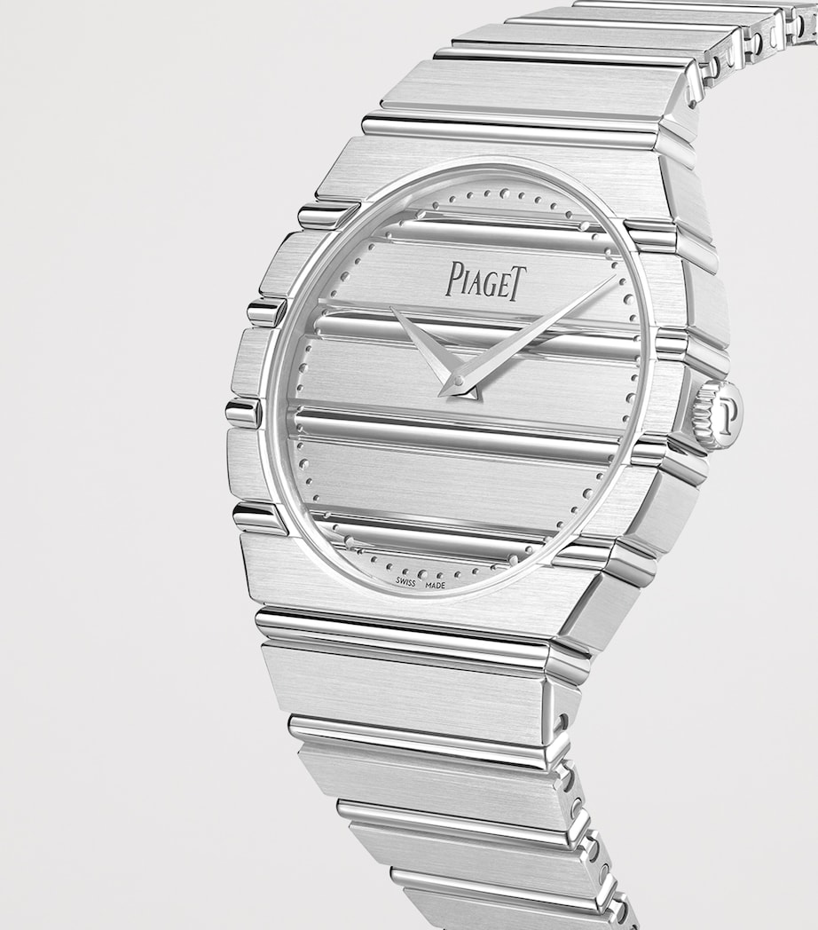 Piaget White Gold Polo 79 Watch (38mm) Silver Image 4