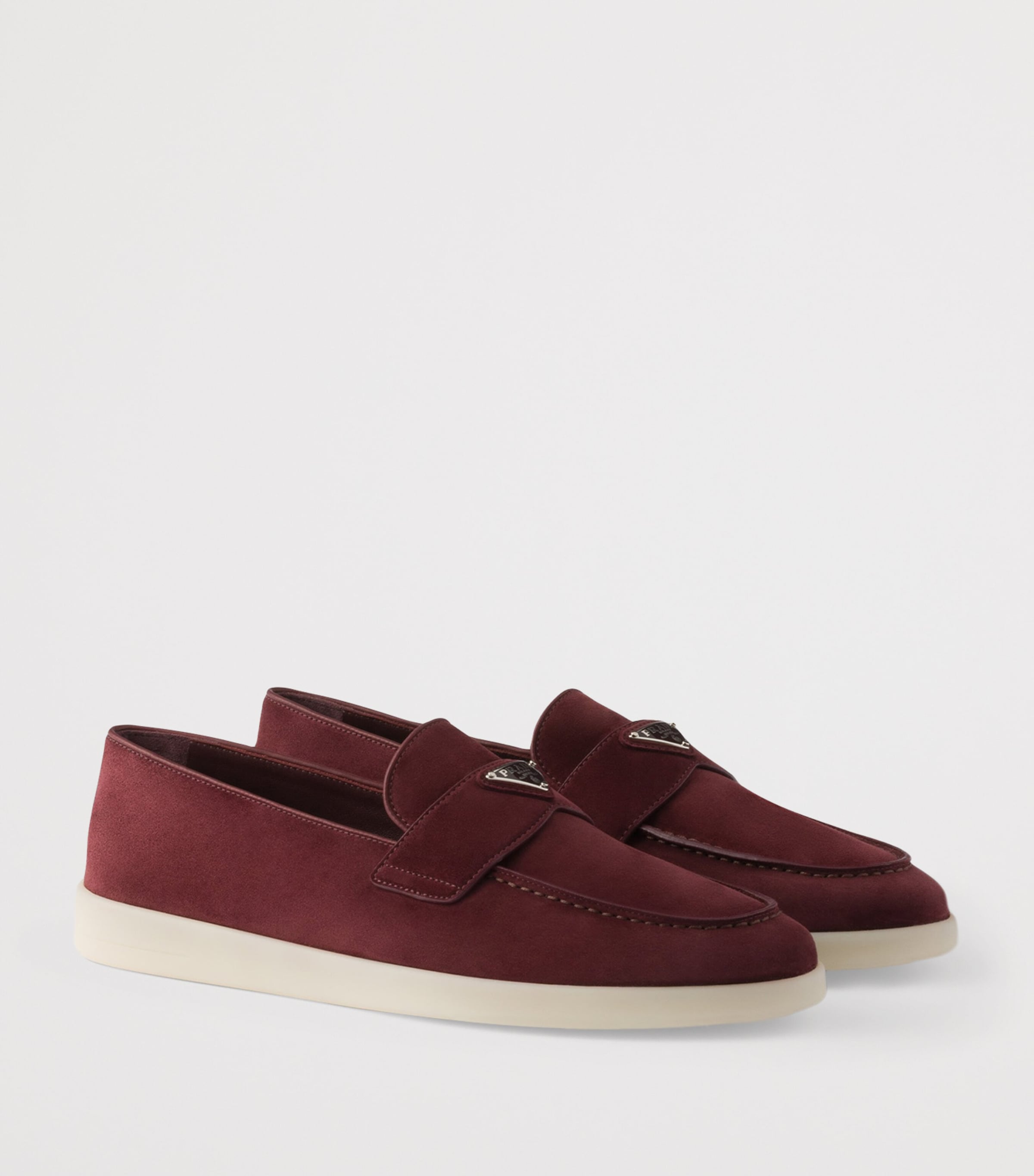 Suede Triangle Loafers F0007 Image 2