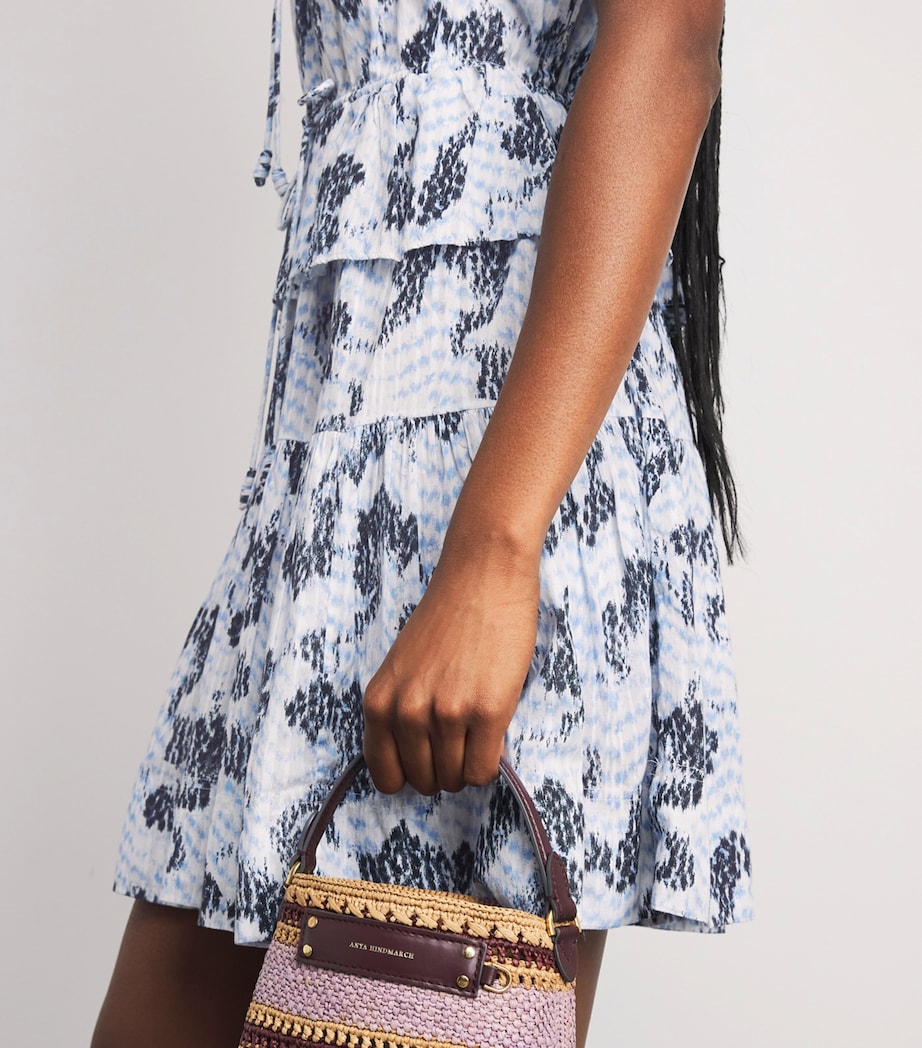 Ulla Johnson Womens Cotton-Blend Celie Mini Dress Ciel Image 5