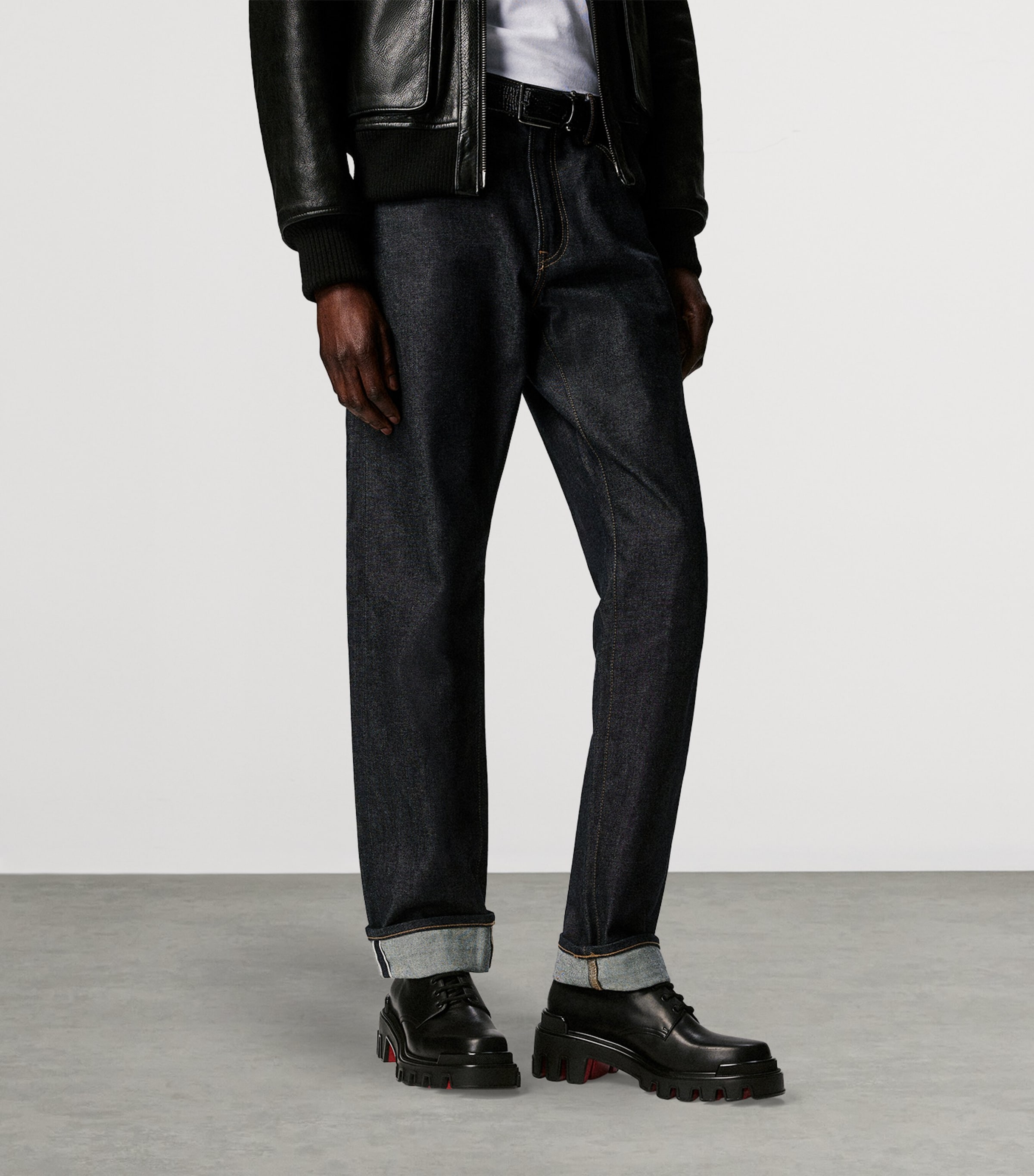 Trott Dune Leather Derby Shoes BK01 Image 5