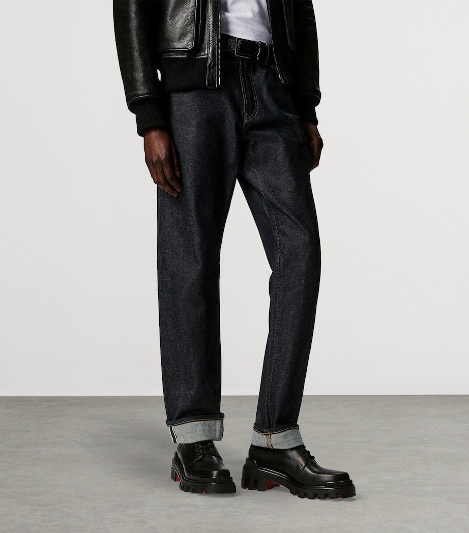 Trott Dune Leather Derby Shoes BK01 Image 5