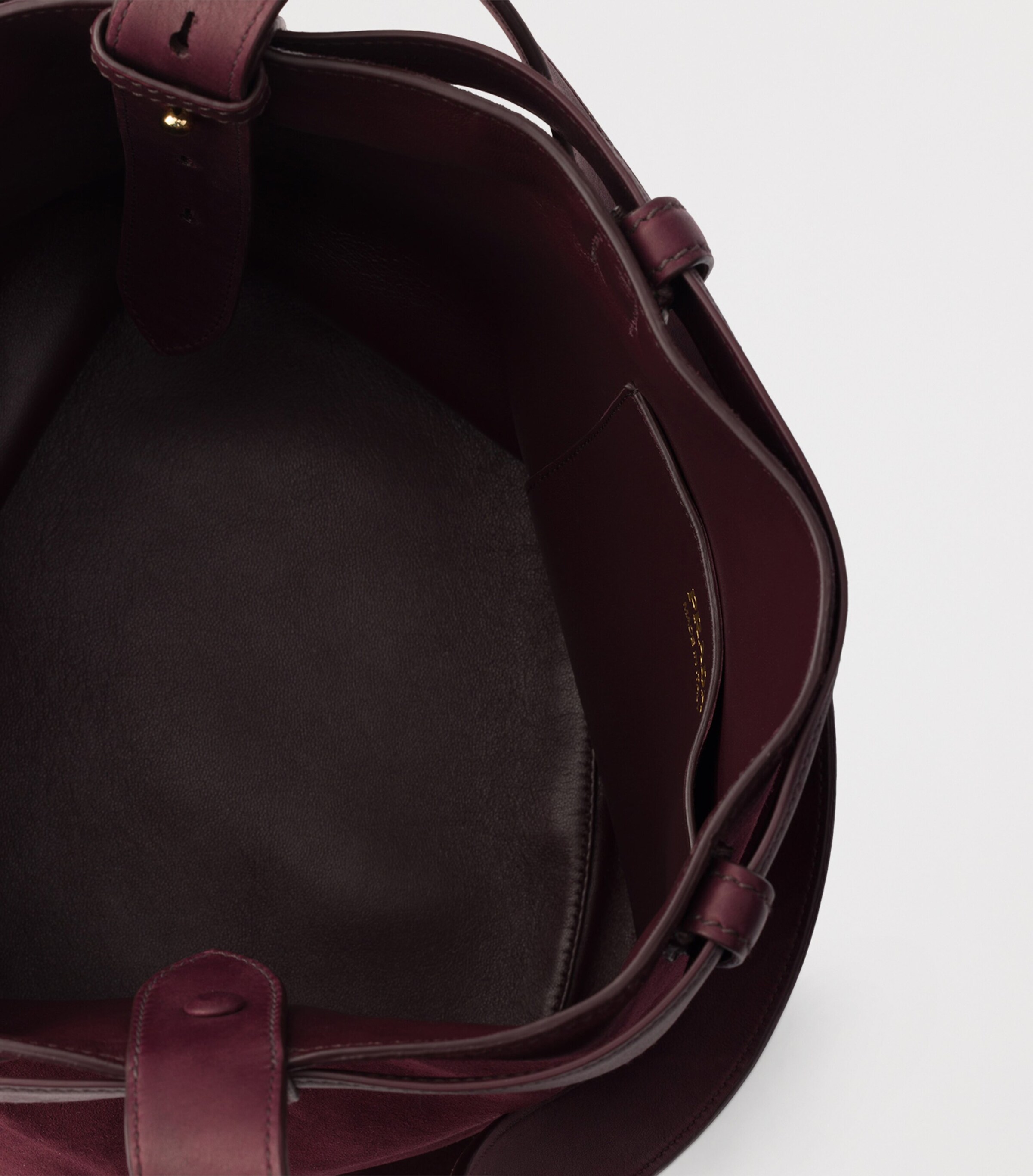 Prada Suede Belted Bucket Bag Image 5