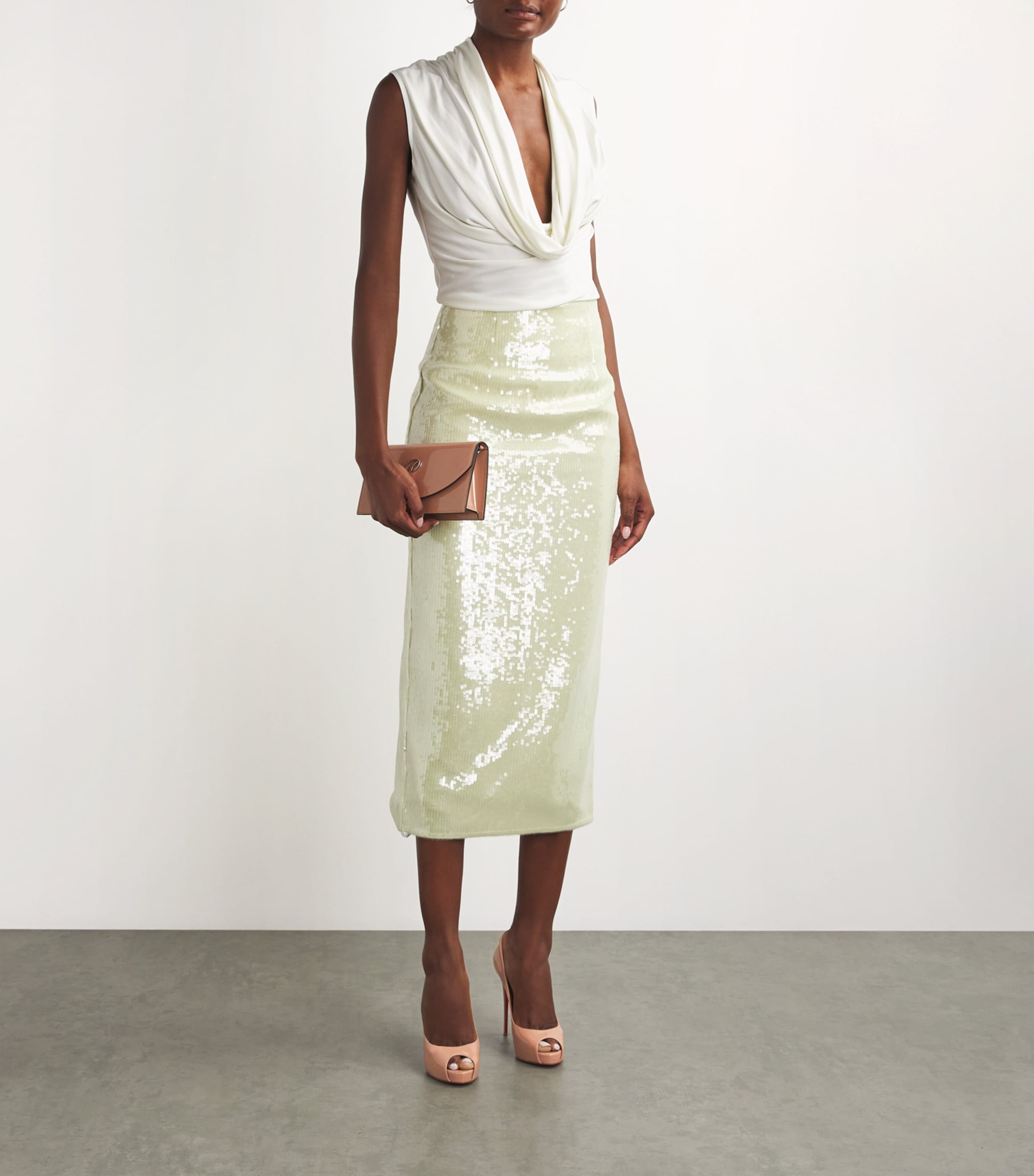 New Very Prive Patent Leather Pumps 120 PK1A Image 6