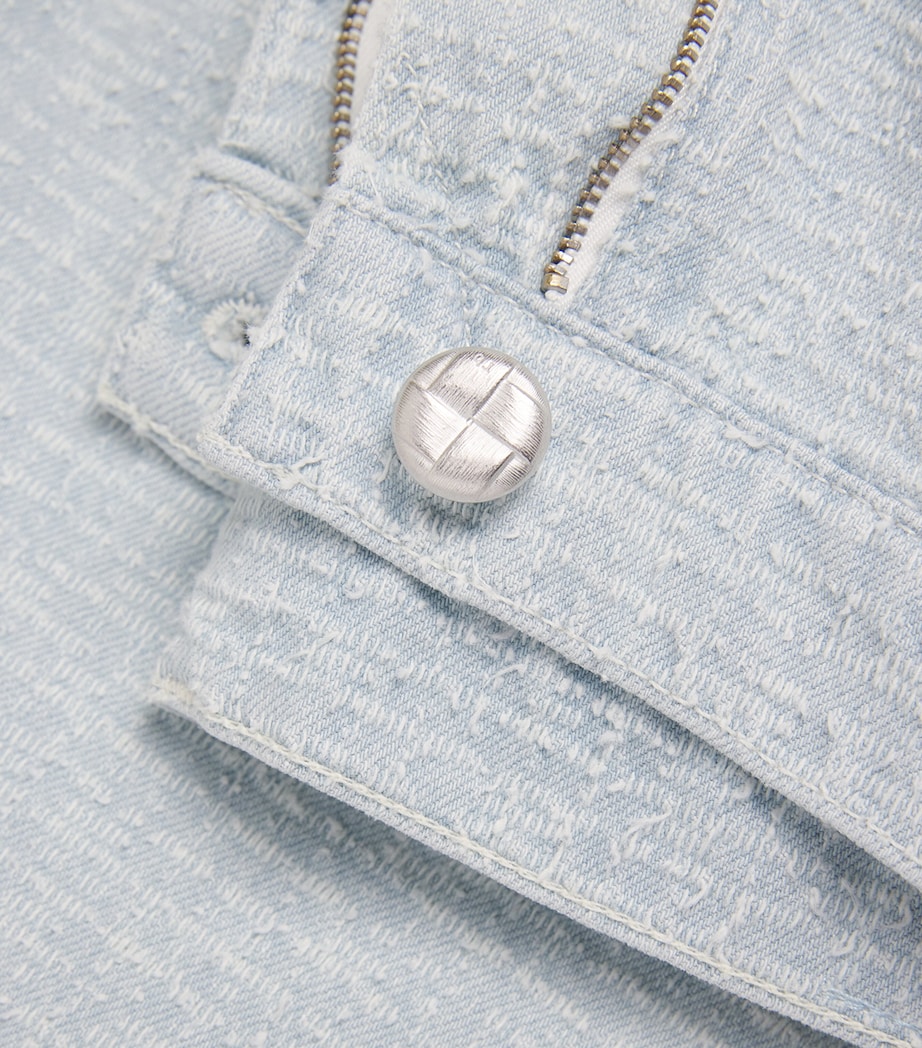 Textured Sofie Wide-Leg Jeans SKTWD Image 5