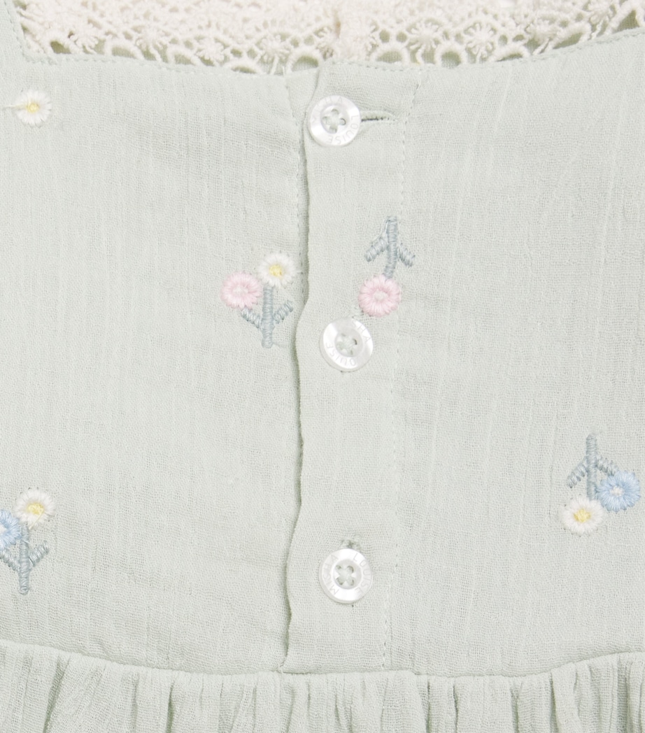 Louise Misha Cotton Aloisa Dress (5-10 Years) Almond Floral Image 3
