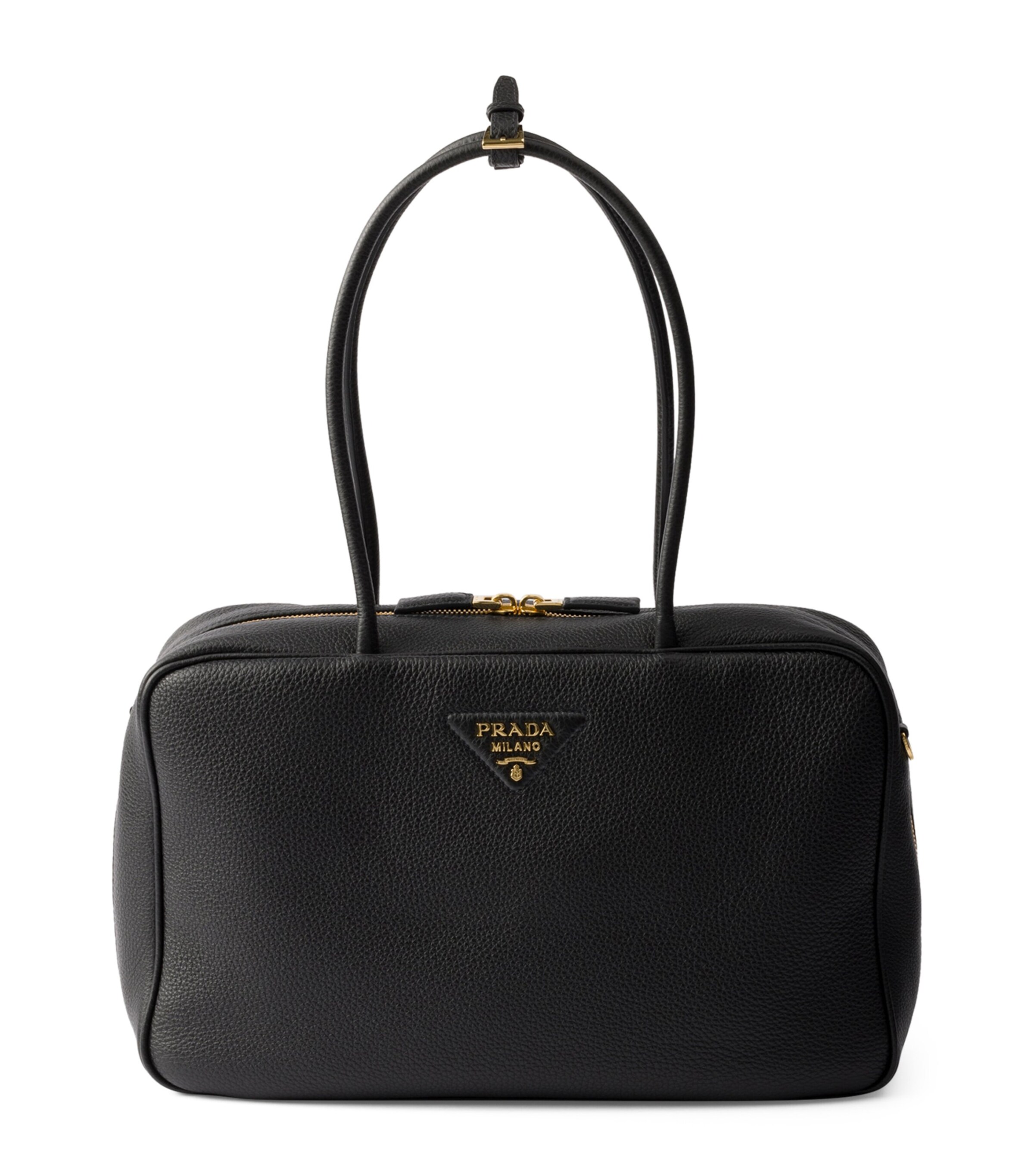 Large Leather Top-Handle Bag F0632 Image 1