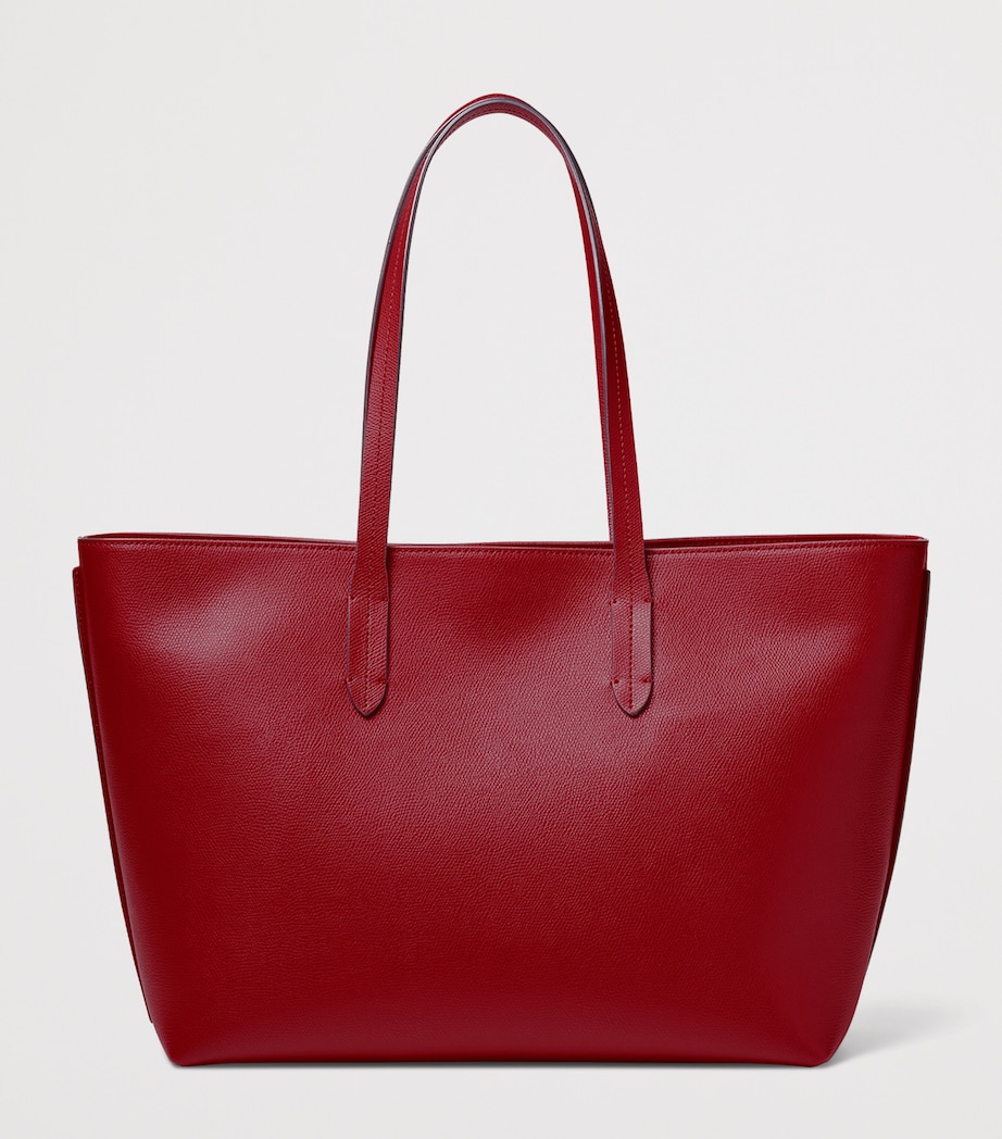 Aspinal Of London Leather East West Tote Bag Cherry Image 2