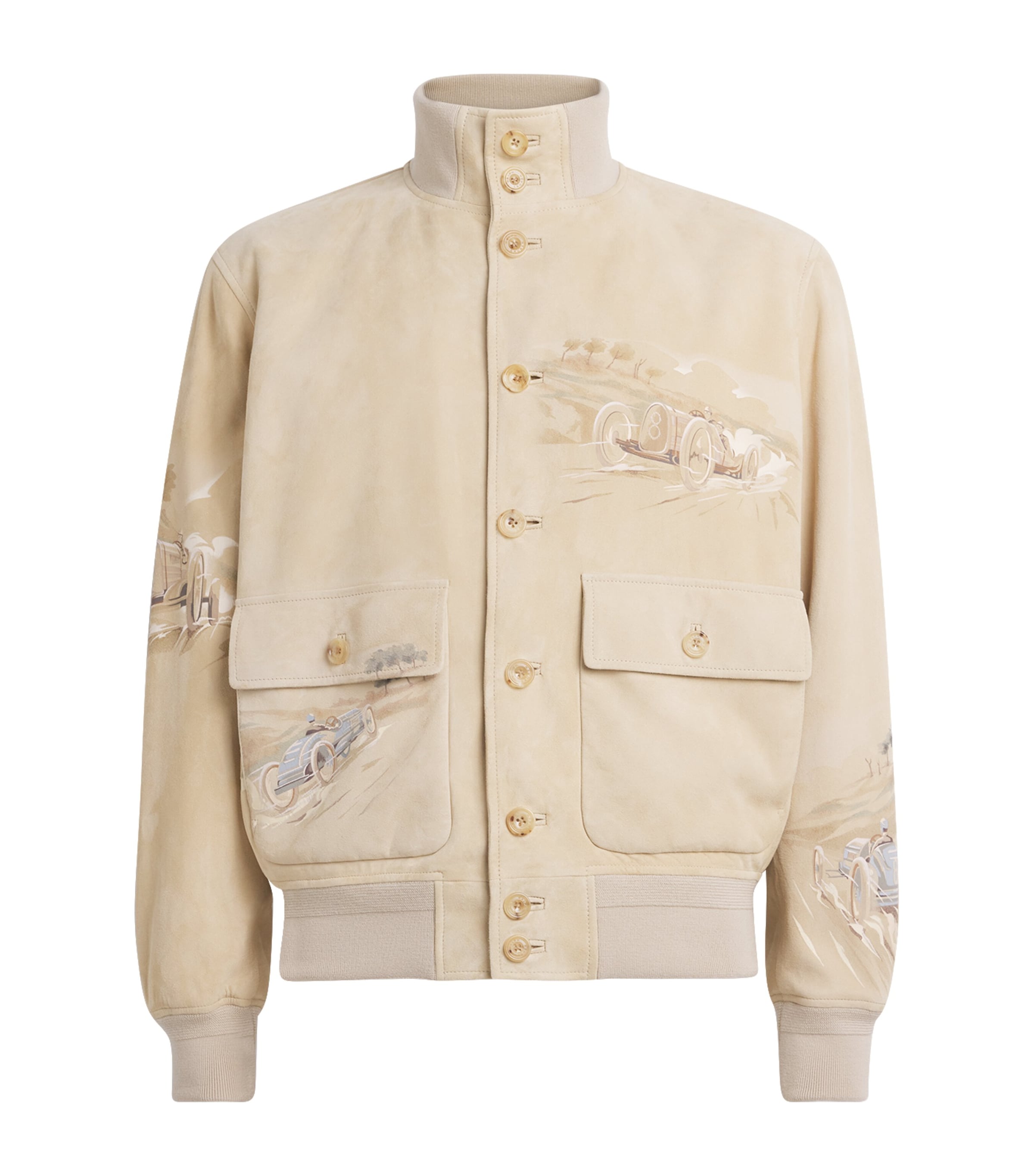 Suede Painted Hayworth Jacket BROWN Image 1