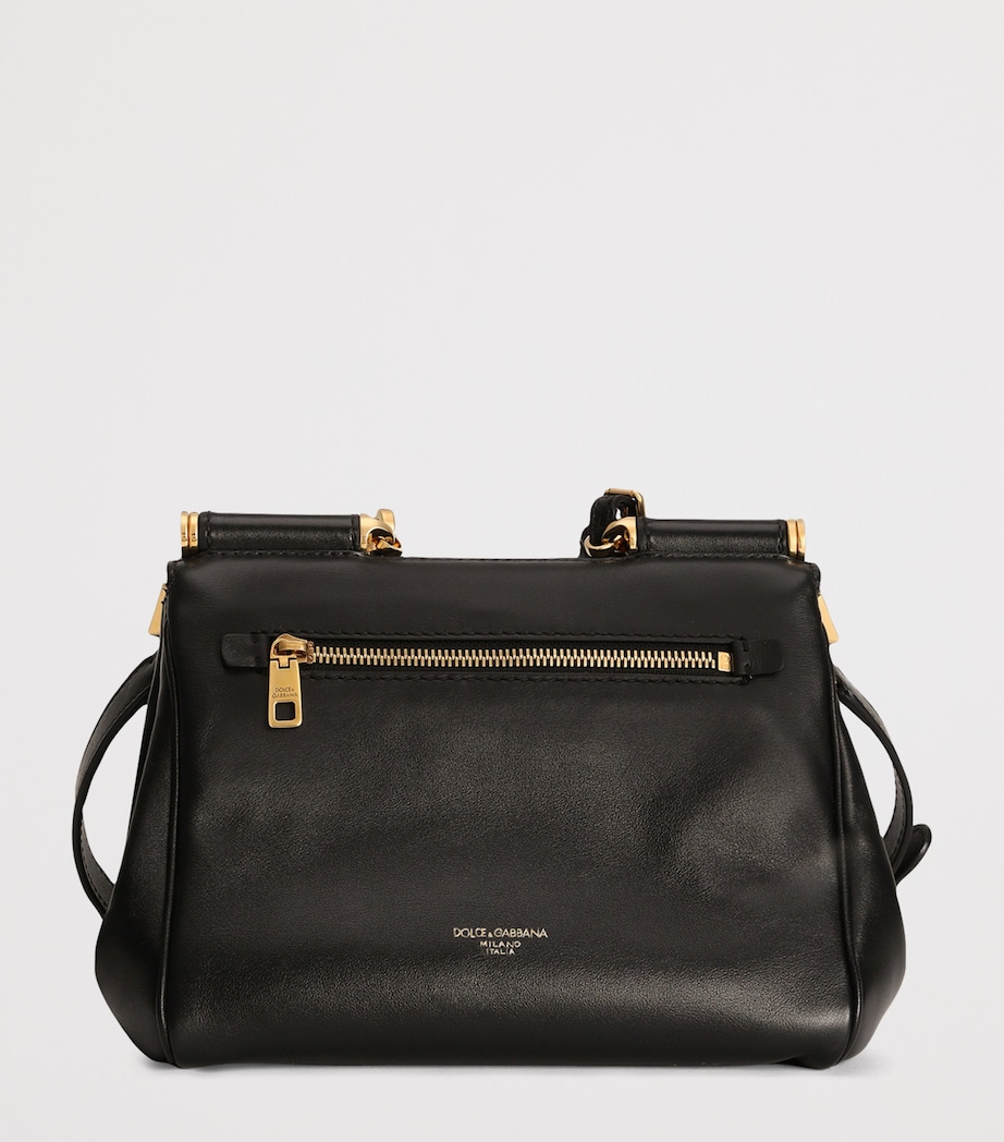 Leather My Sicily Top-Handle Bag 80999-BLACK Image 2