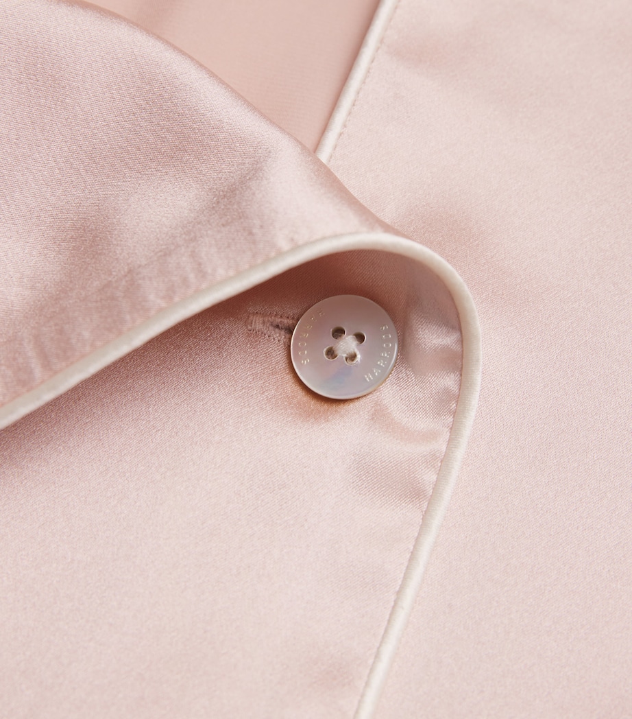 Silk Satin Pyjama Set PINK Image 5