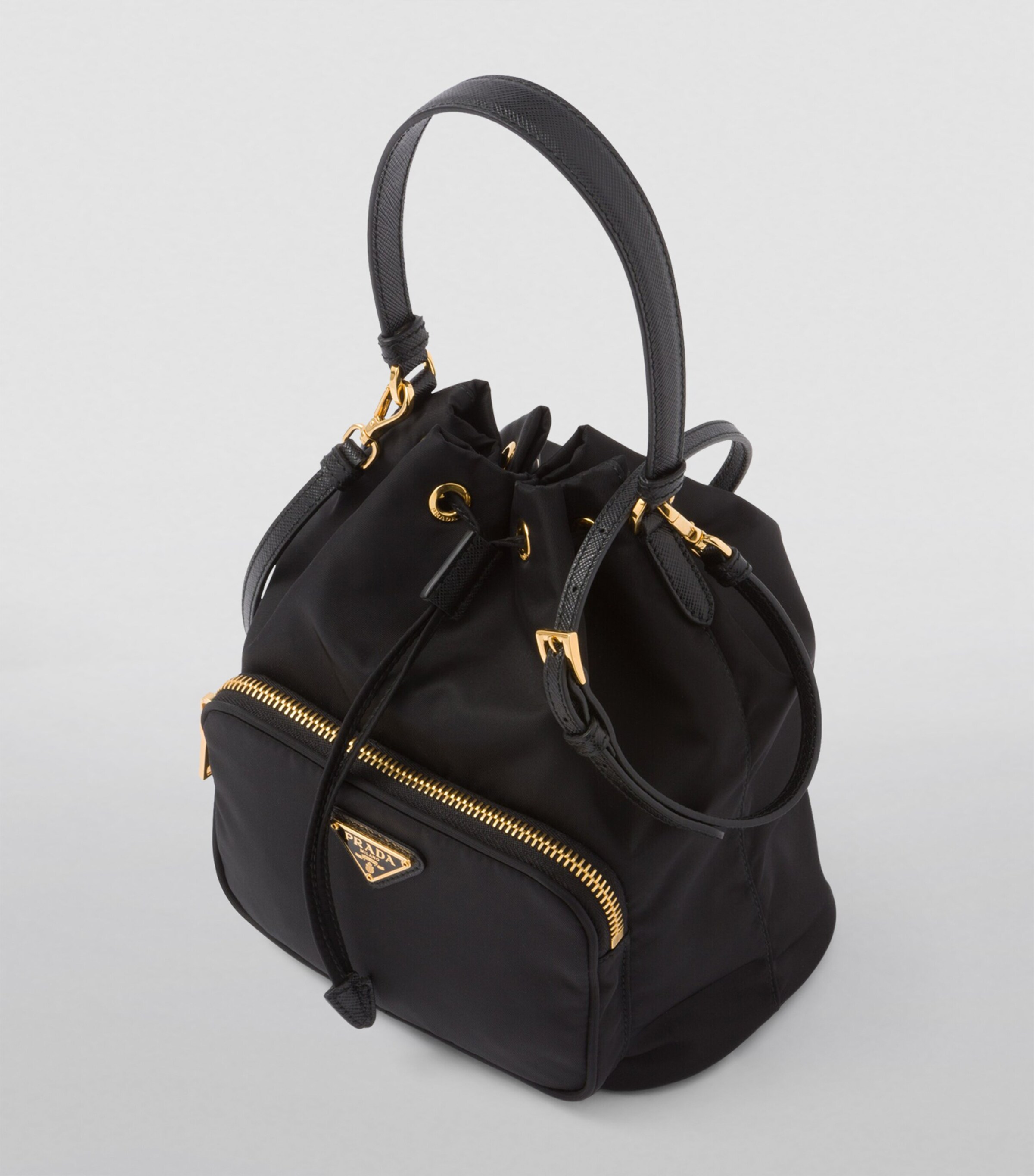 Re-Nylon Duet Bucket Bag F0002 Image 5