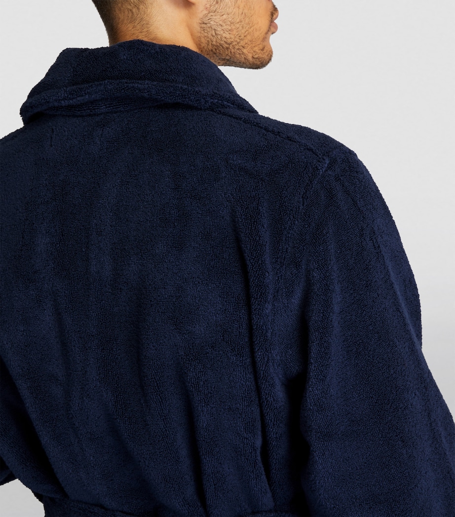Polo Pony Bath Robe CRUISE NAVY Image 6